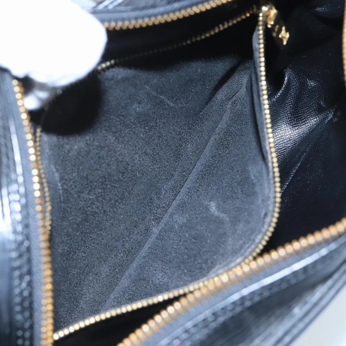 LOUIS VUITTON Epi Trocadero 23 Shoulder Bag Black M52302 LV 101714