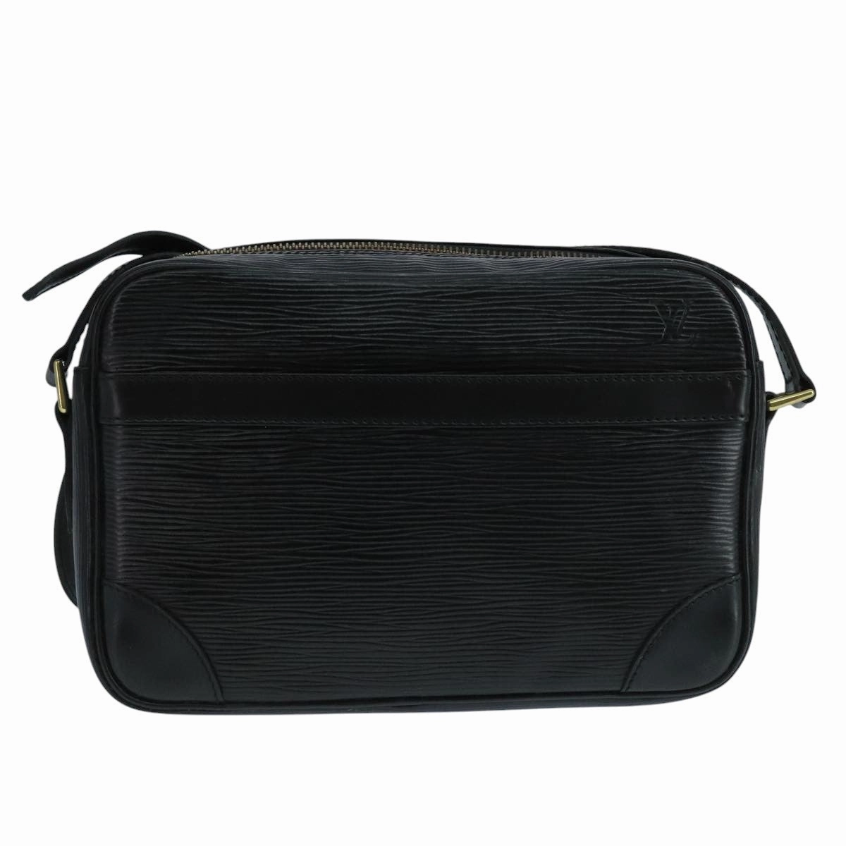LOUIS VUITTON Epi Trocadero 23 Shoulder Bag Black M52302 LV 101714