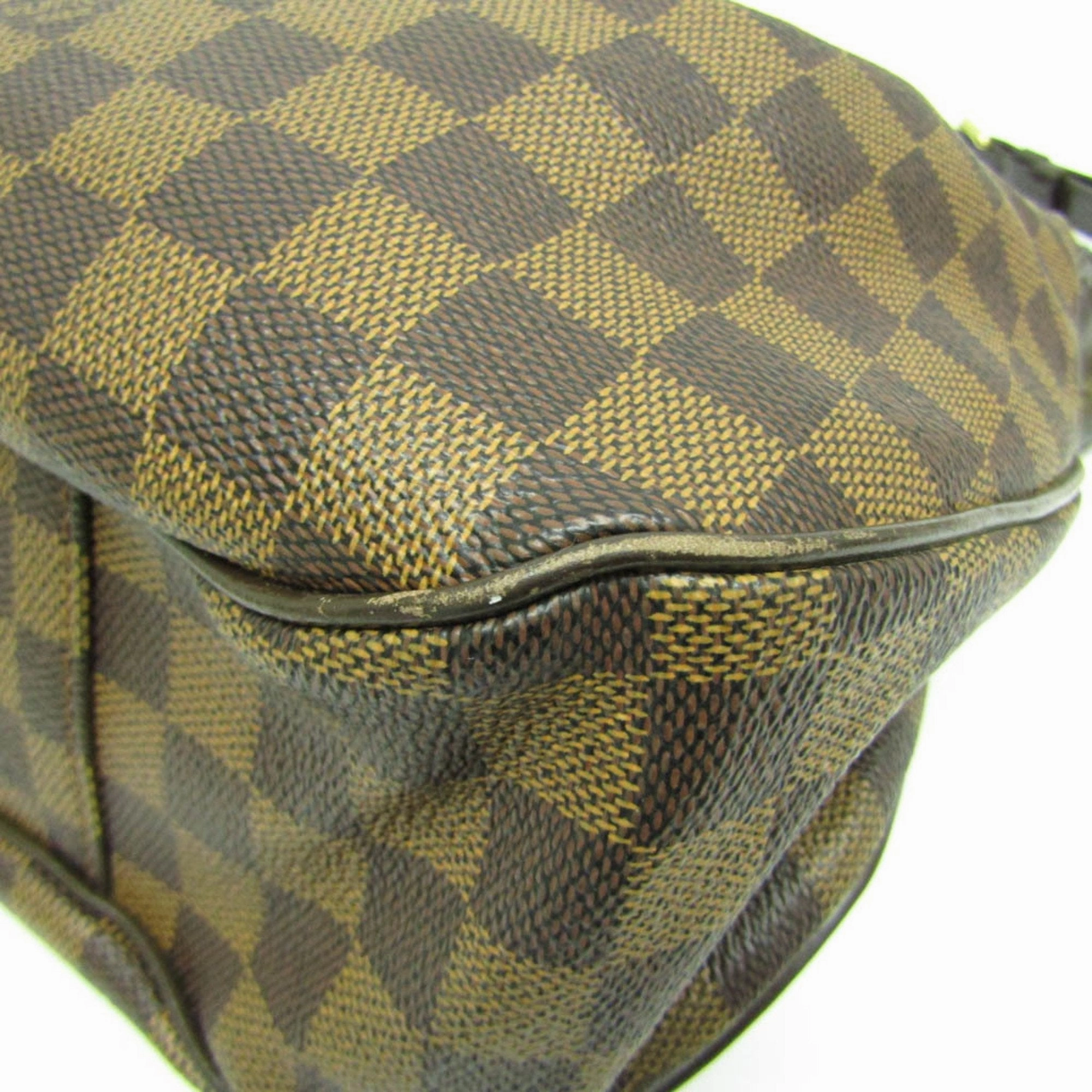 Louis Vuitton Evora Brown Canvas Shoulder Bag