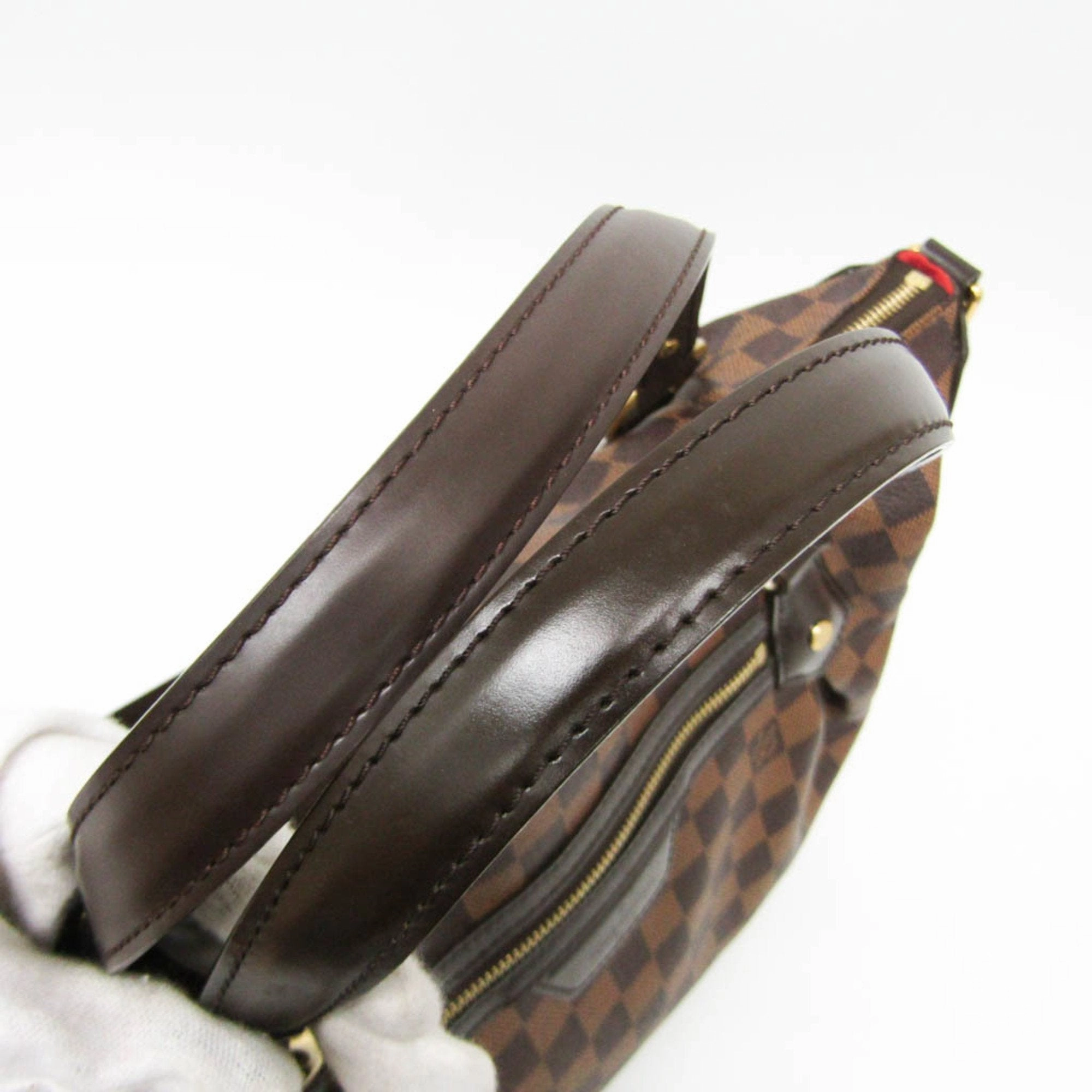 Louis Vuitton Evora Brown Canvas Shoulder Bag