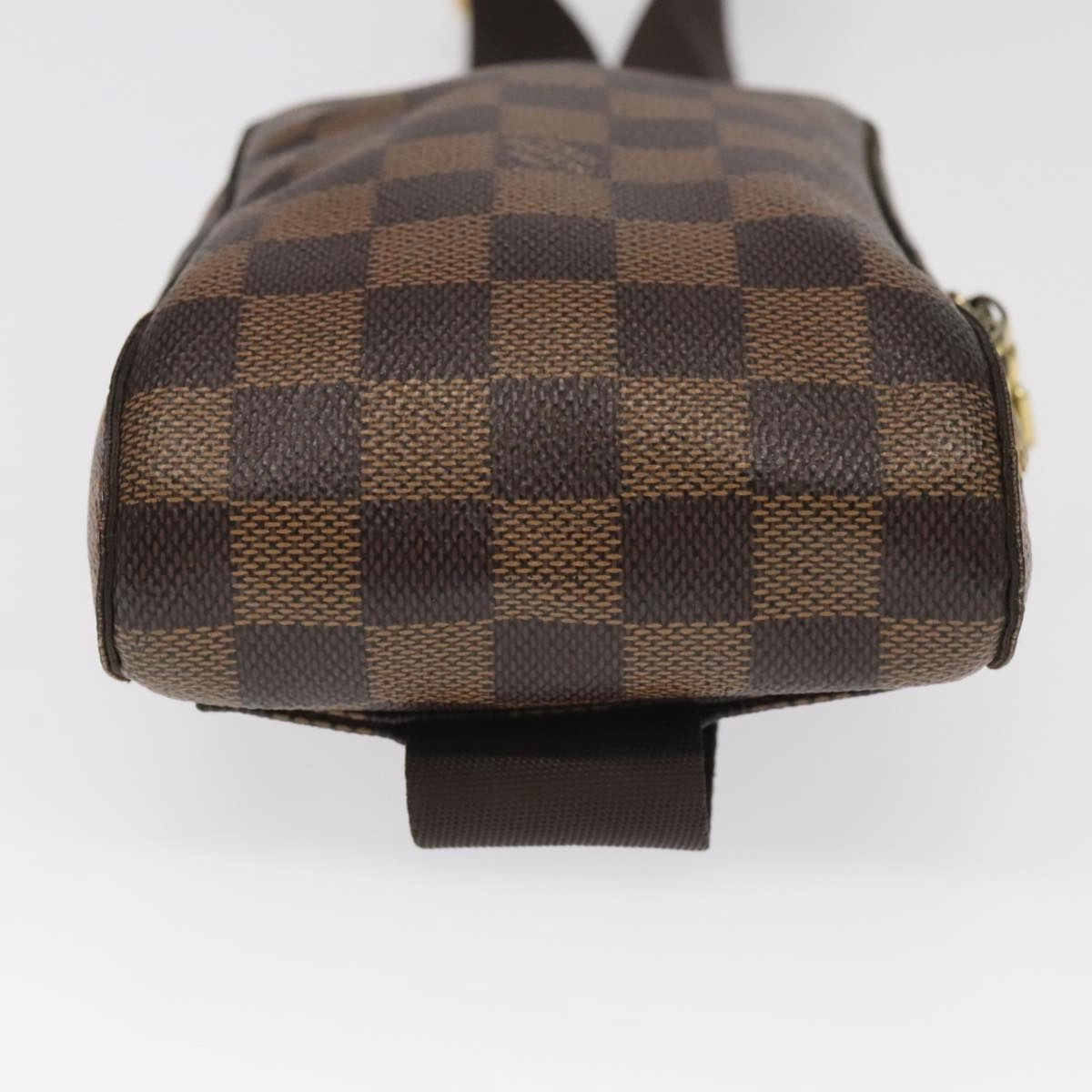 Louis Vuitton Geronimos Brown Canvas Shoulder Bag