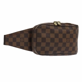 Louis Vuitton Geronimos Brown Canvas Shoulder Bag