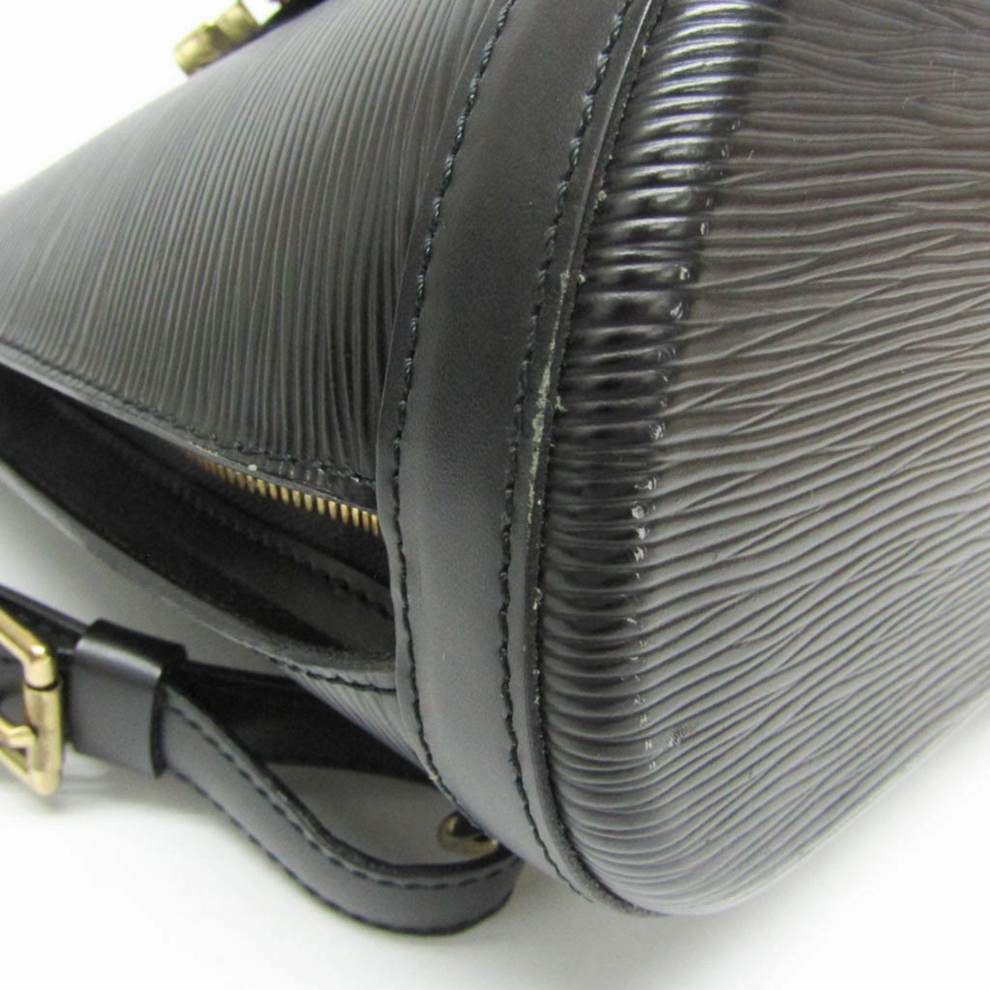 Louis Vuitton Gobelins Black Leather Backpack Bag
