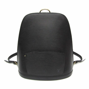 Louis Vuitton Gobelins Black Leather Backpack Bag