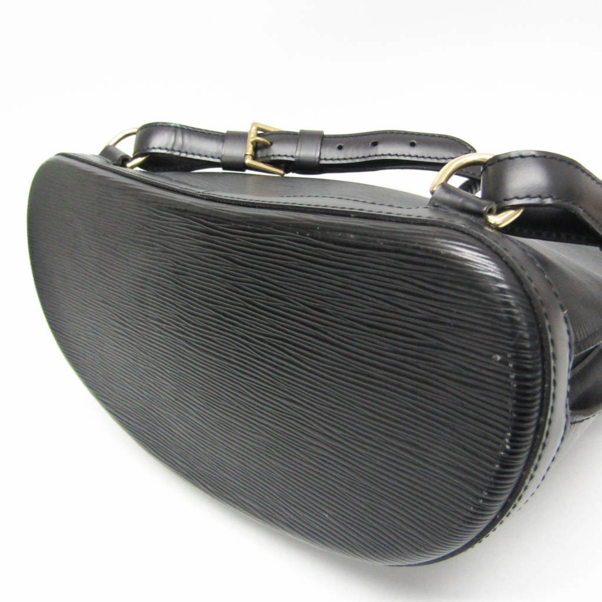 Louis Vuitton Gobelins Black Leather Backpack Bag