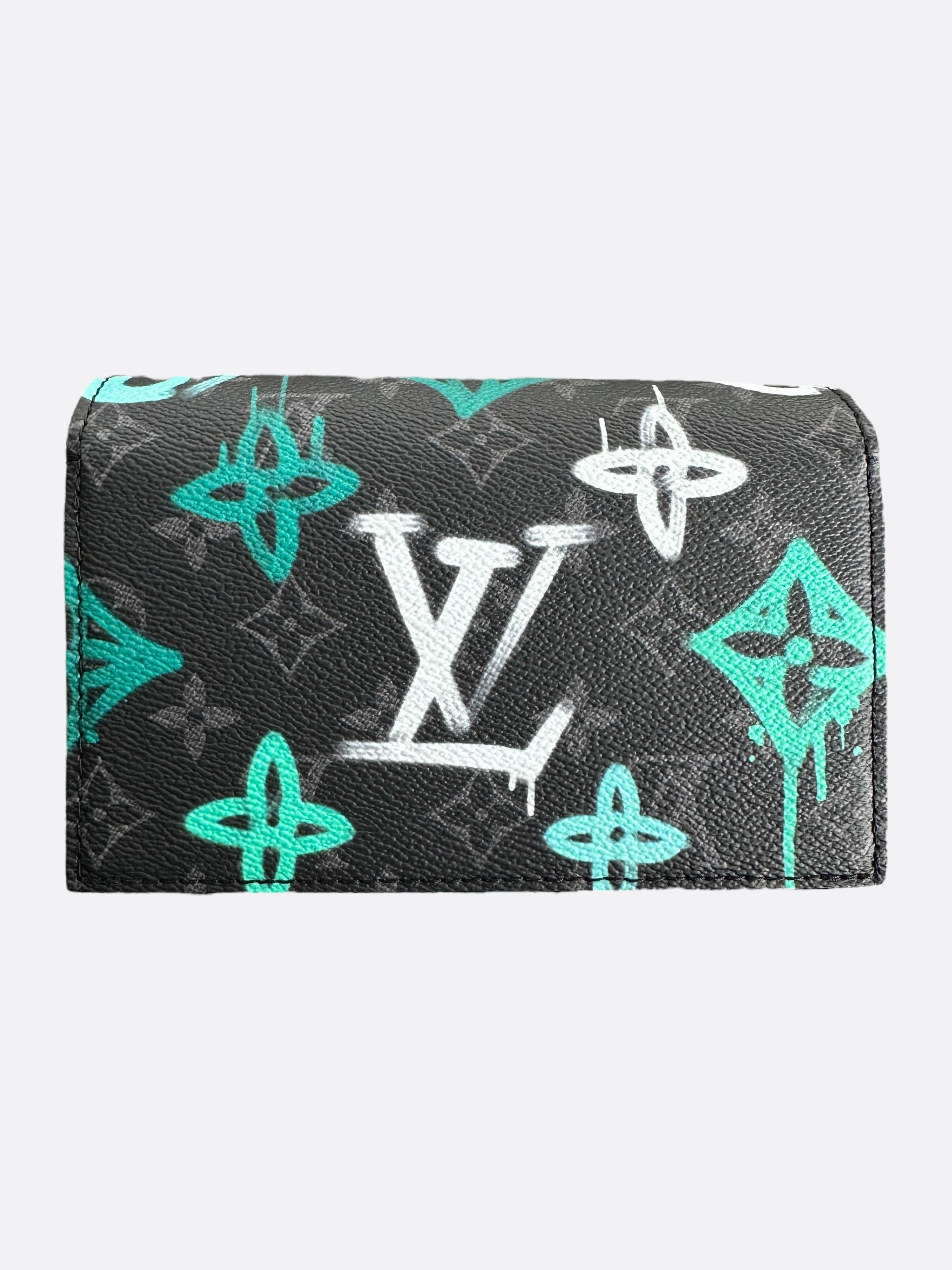 Louis Vuitton Graffiti Monogram Eclipse Wearable Steamer Wallet