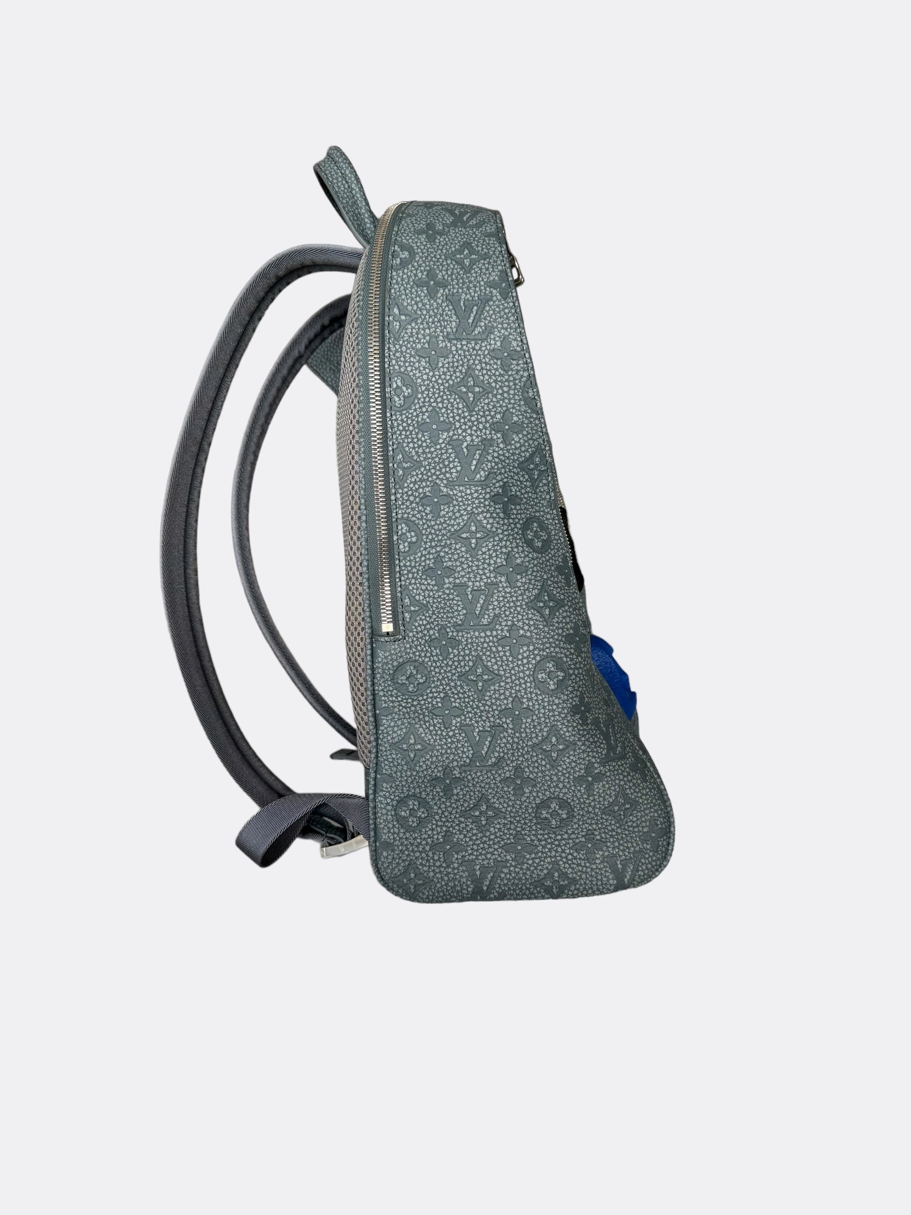 Louis Vuitton Granite Taurillon Monogram Climbing Ellipse Backpack