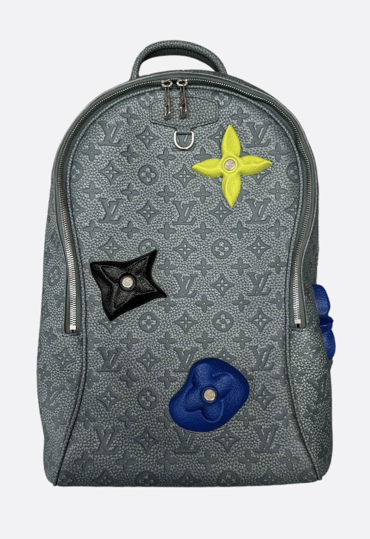 Louis Vuitton Granite Taurillon Monogram Climbing Ellipse Backpack