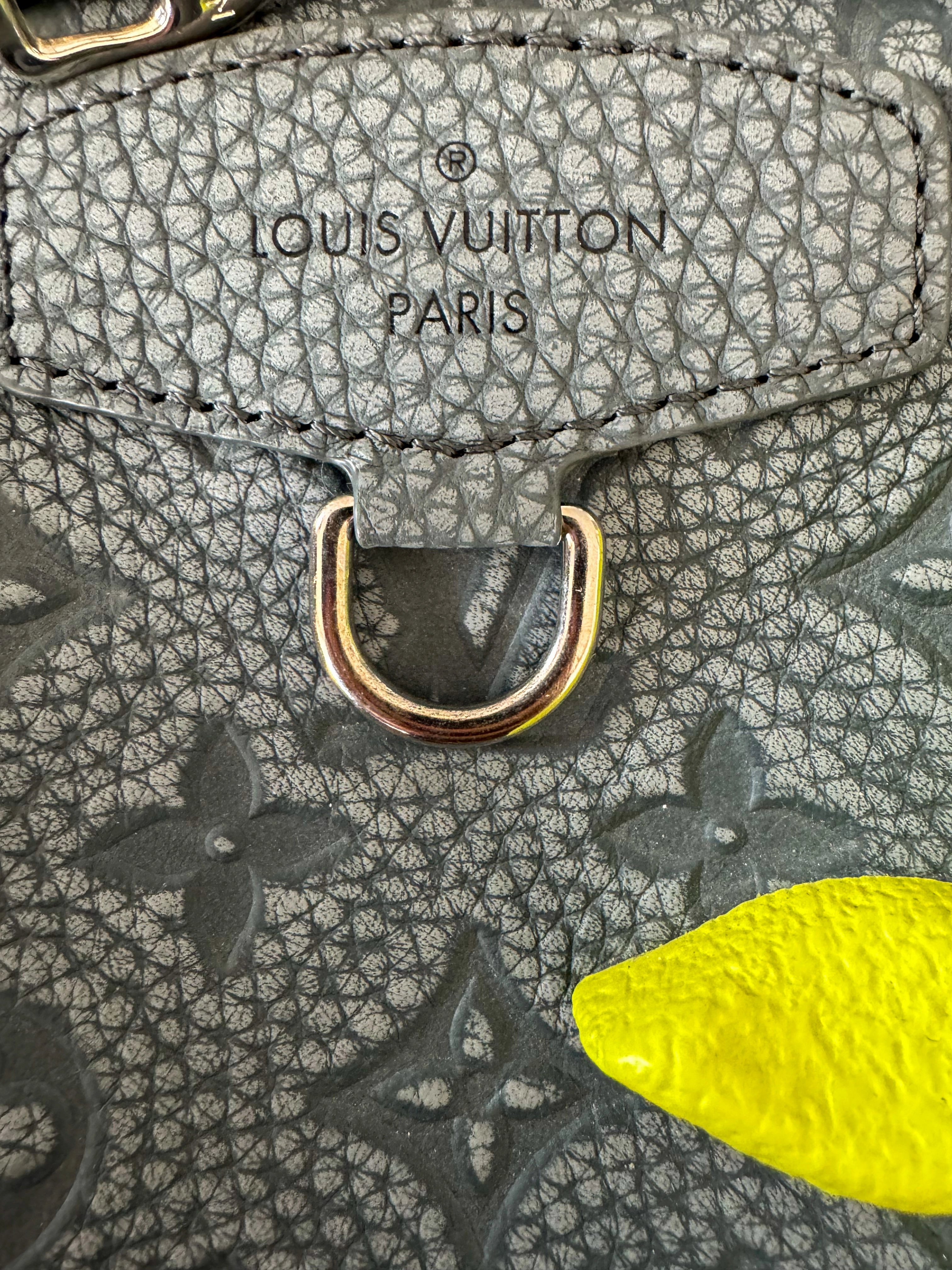 Louis Vuitton Granite Taurillon Monogram Climbing Ellipse Backpack