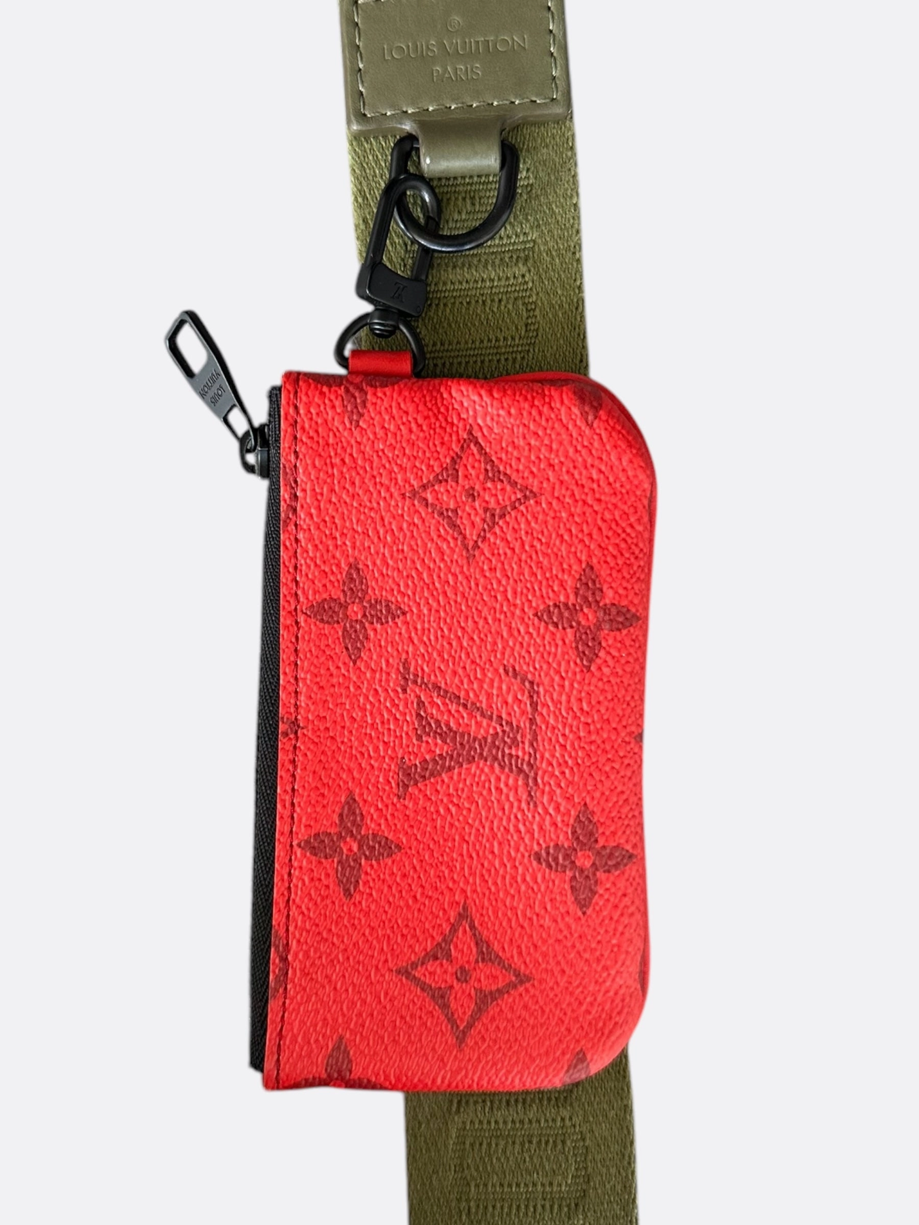 Louis Vuitton Green & Black Monogram Trio Messenger Bag