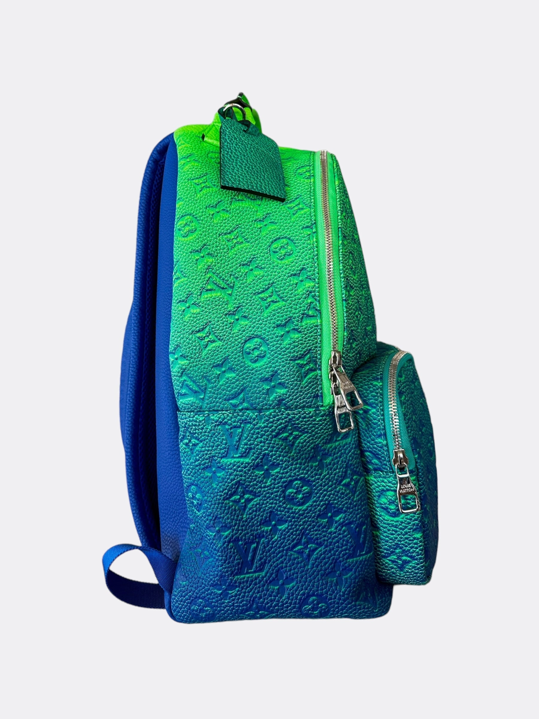 Louis Vuitton Green Taurillon Illusion Monogram Backpack
