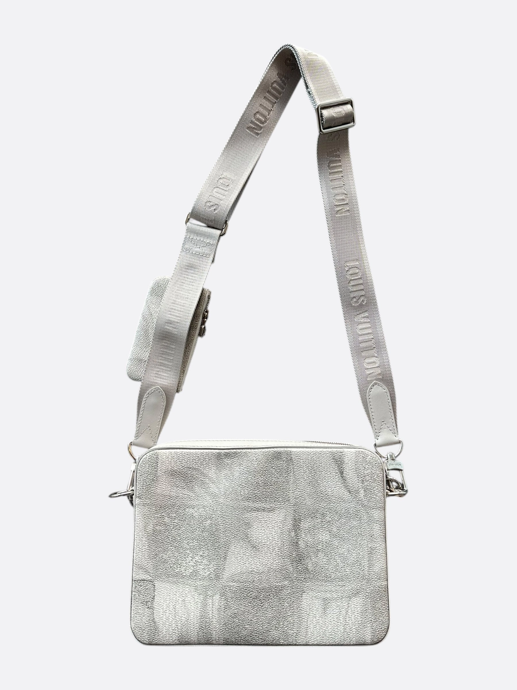 Louis Vuitton Grey Damier Salt Trio Messenger Bag