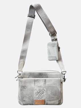 Louis Vuitton Grey Damier Salt Trio Messenger Bag