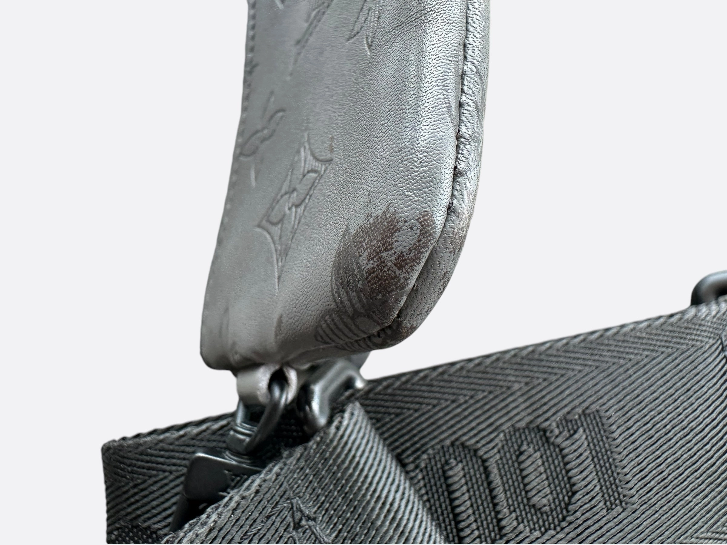 Louis Vuitton Grey Shadow Monogram Duo Messenger
