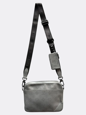 Louis Vuitton Grey Shadow Monogram Duo Messenger