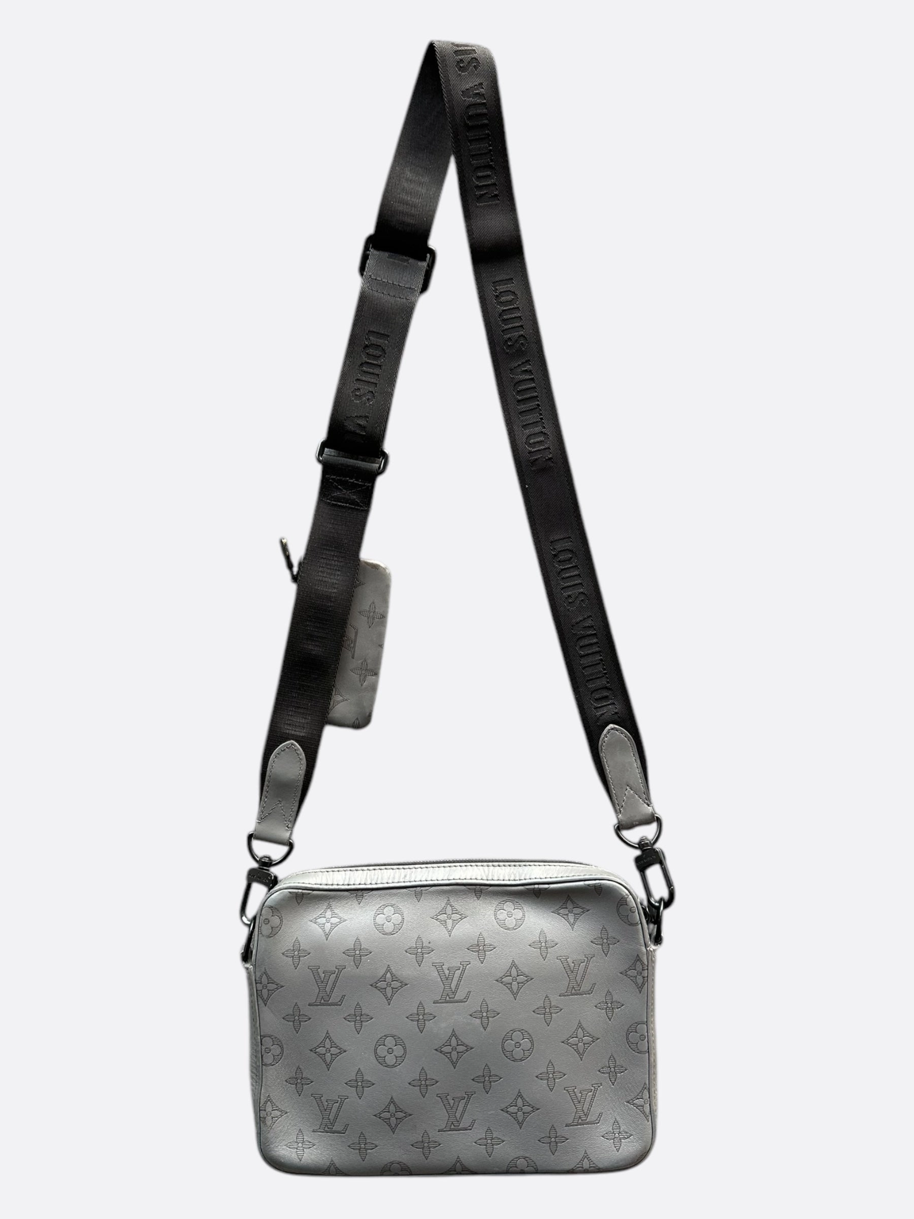 Louis Vuitton Grey Shadow Monogram Duo Messenger