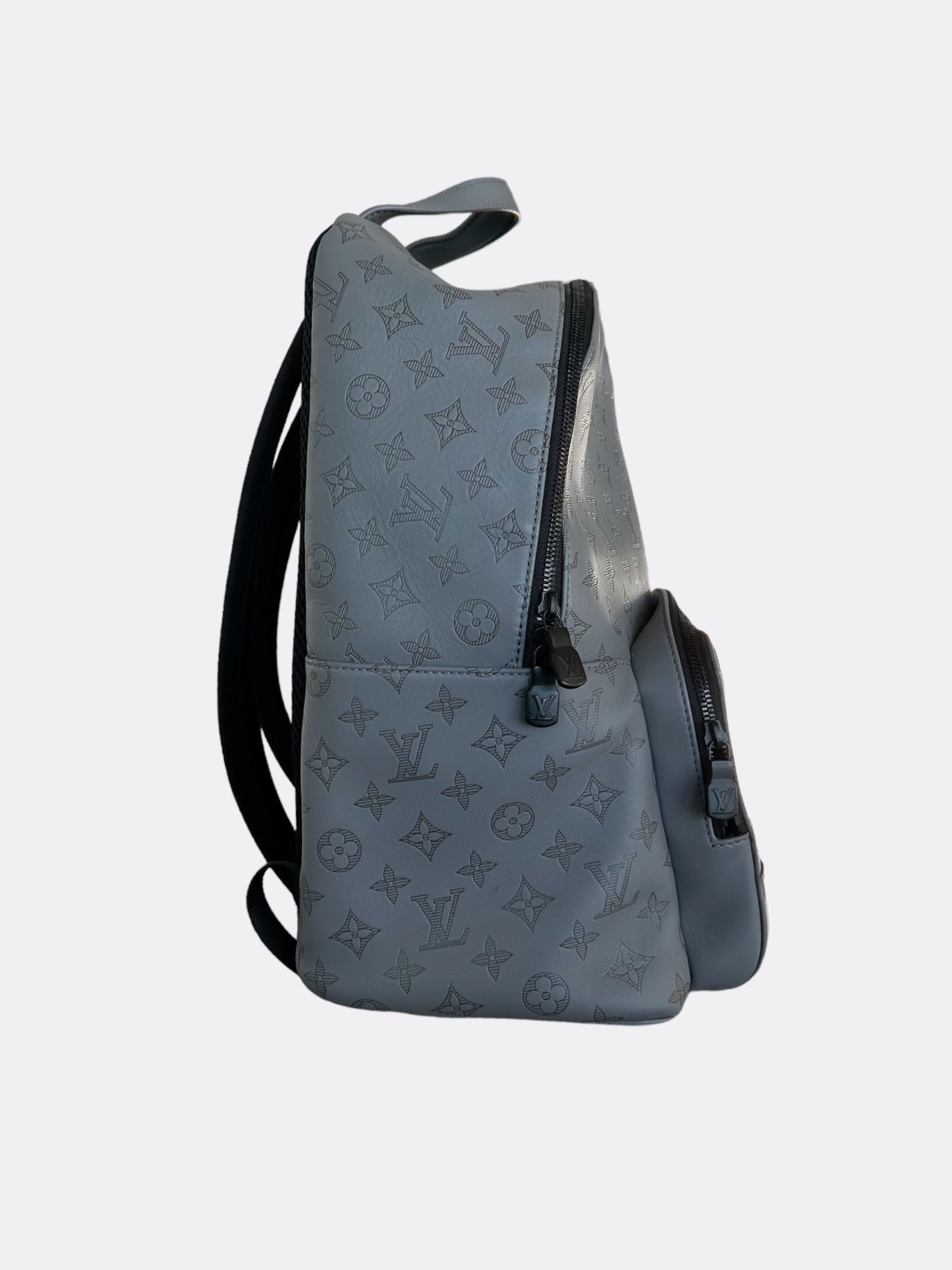 Louis Vuitton Grey Shadow Monogram Racer Backpack