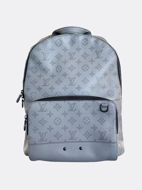 Louis Vuitton Grey Shadow Monogram Racer Backpack