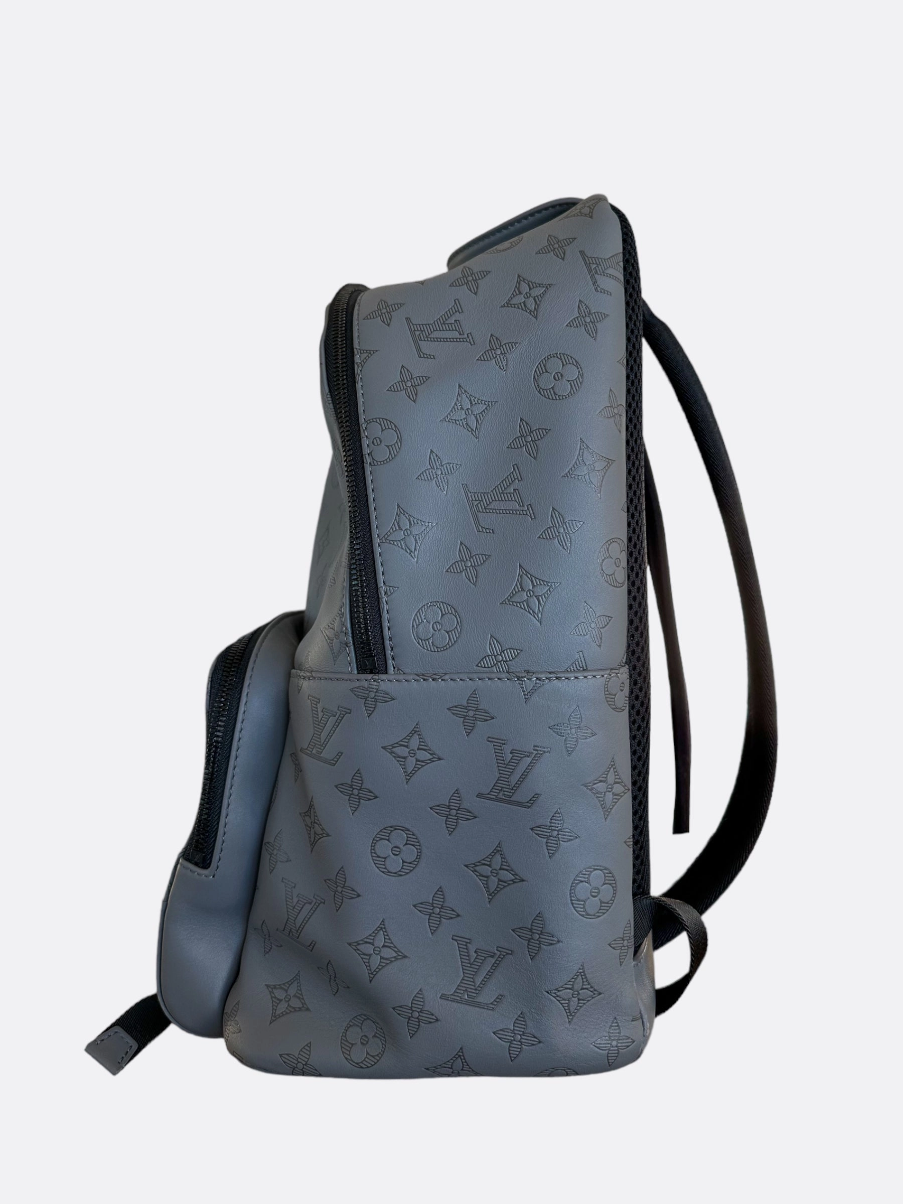 Louis Vuitton Grey Shadow Monogram Racer Backpack