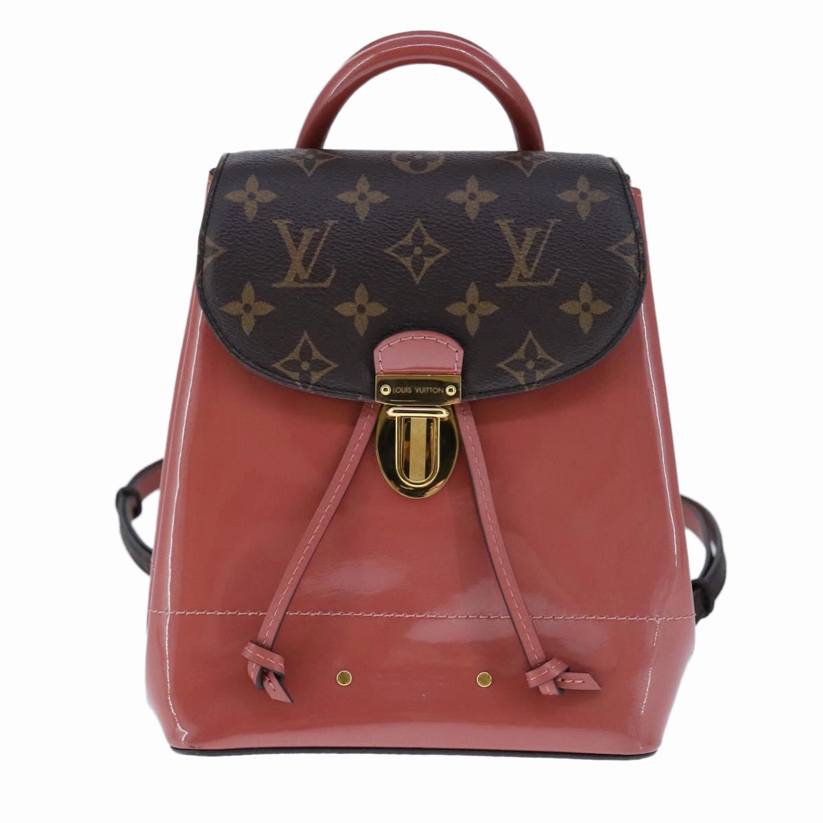 Louis Vuitton Hot Springs Pink Patent Leather Backpack Bag