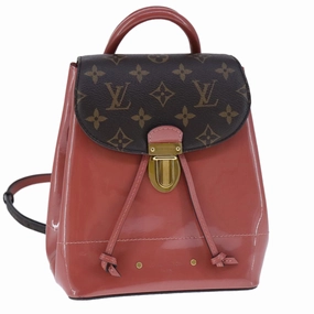 Louis Vuitton Hot Springs Pink Patent Leather Backpack Bag