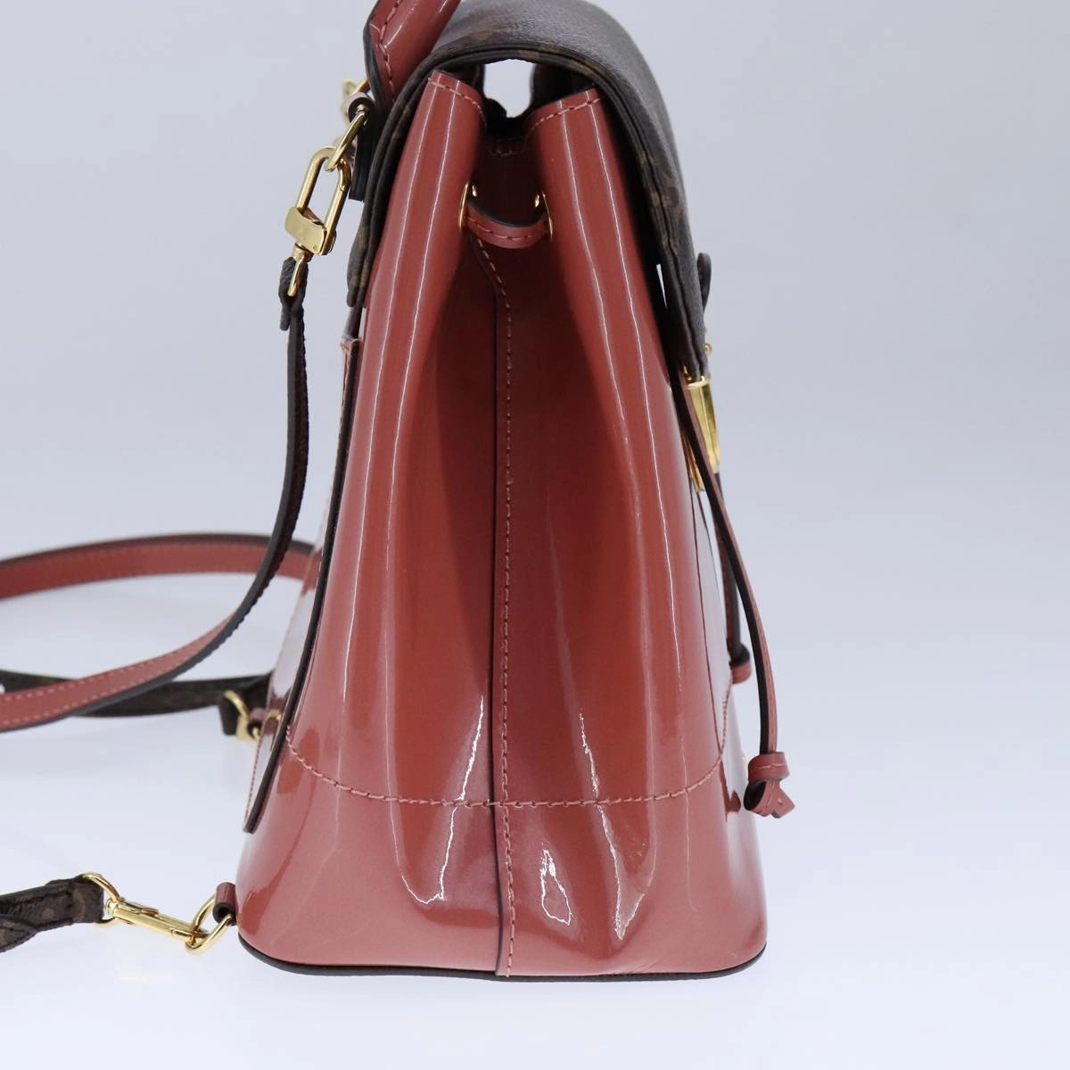 Louis Vuitton Hot Springs Pink Patent Leather Backpack Bag