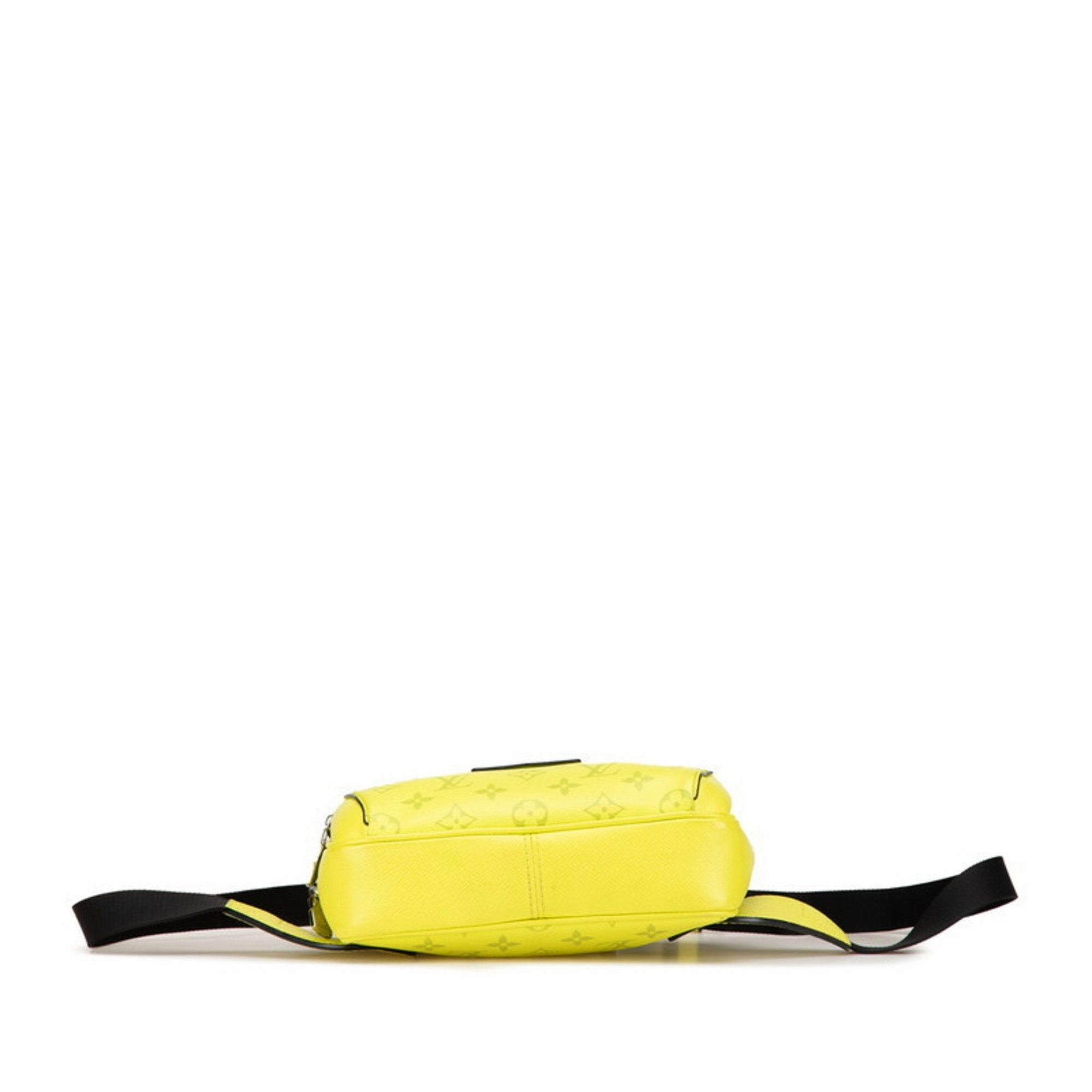 Louis Vuitton Jaune yellow Pvc Leather Sling Bag (Pre-Owned)