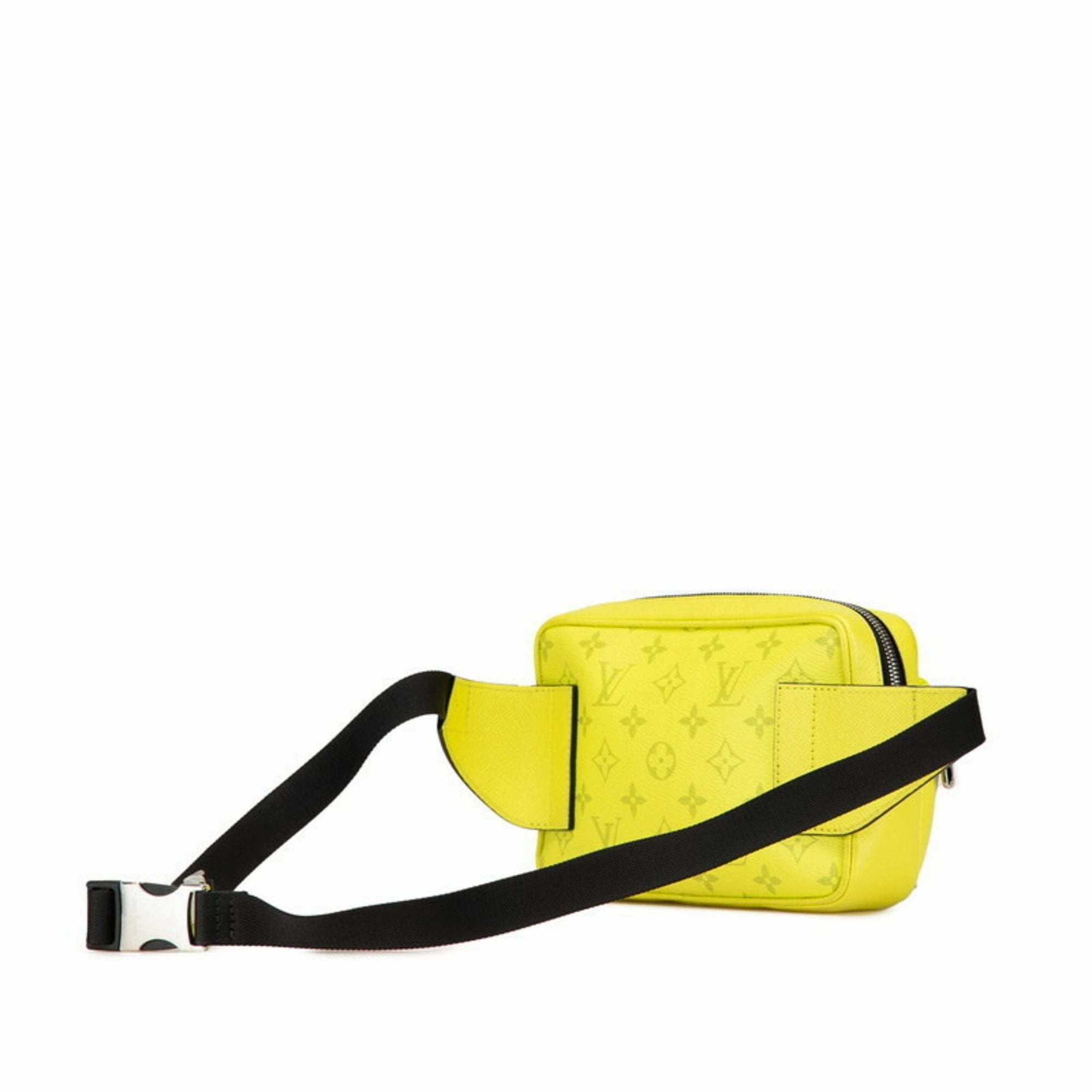 Louis Vuitton Jaune yellow Pvc Leather Sling Bag (Pre-Owned)