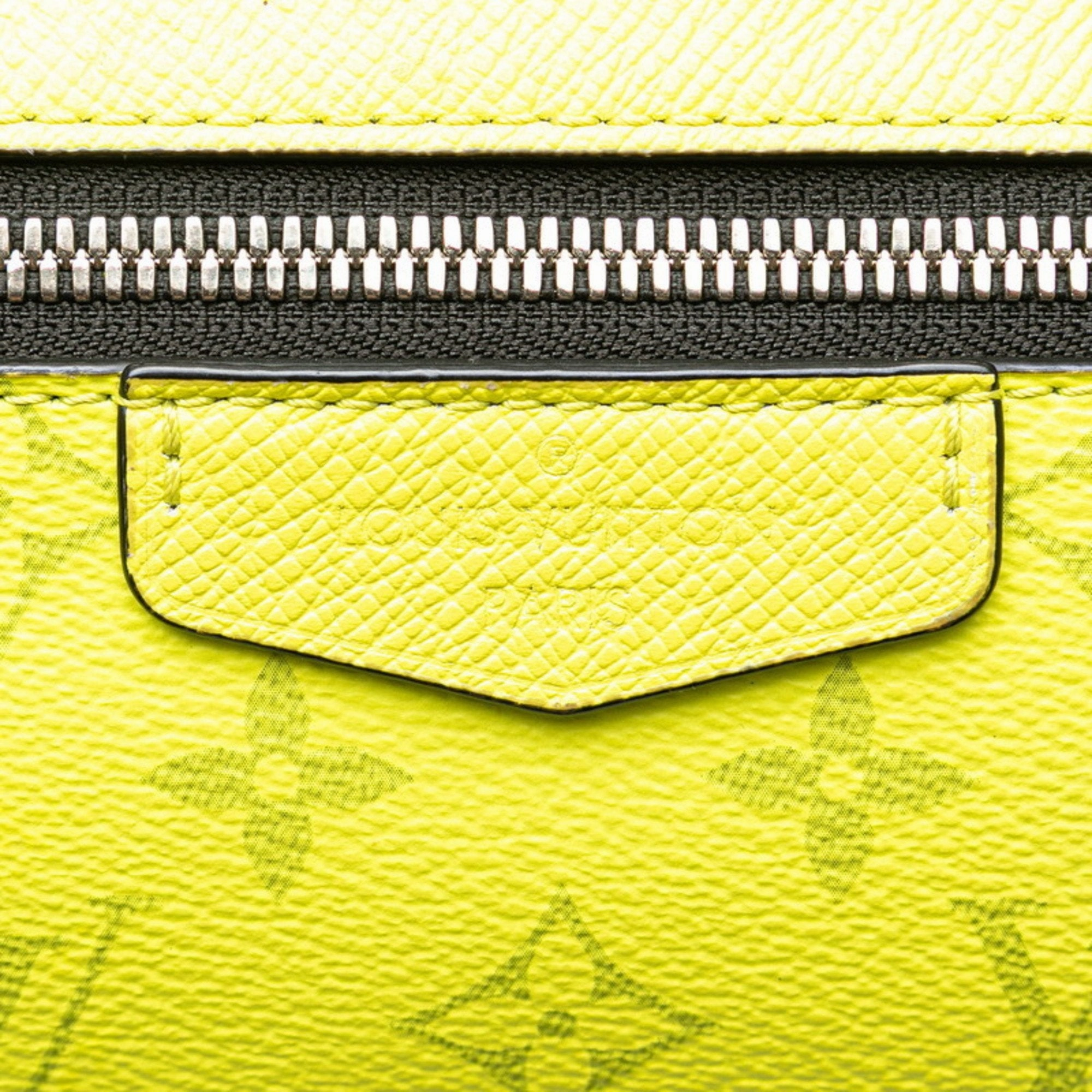 Louis Vuitton Jaune yellow Pvc Leather Sling Bag (Pre-Owned)