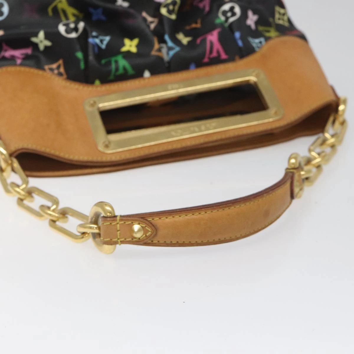 Louis Vuitton Judy Black Canvas Shoulder Bag