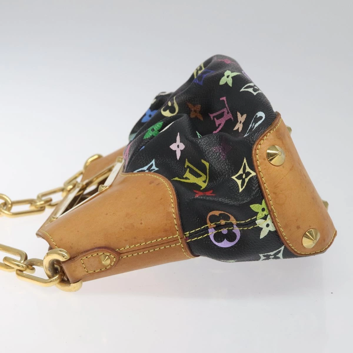 Louis Vuitton Judy Black Canvas Shoulder Bag