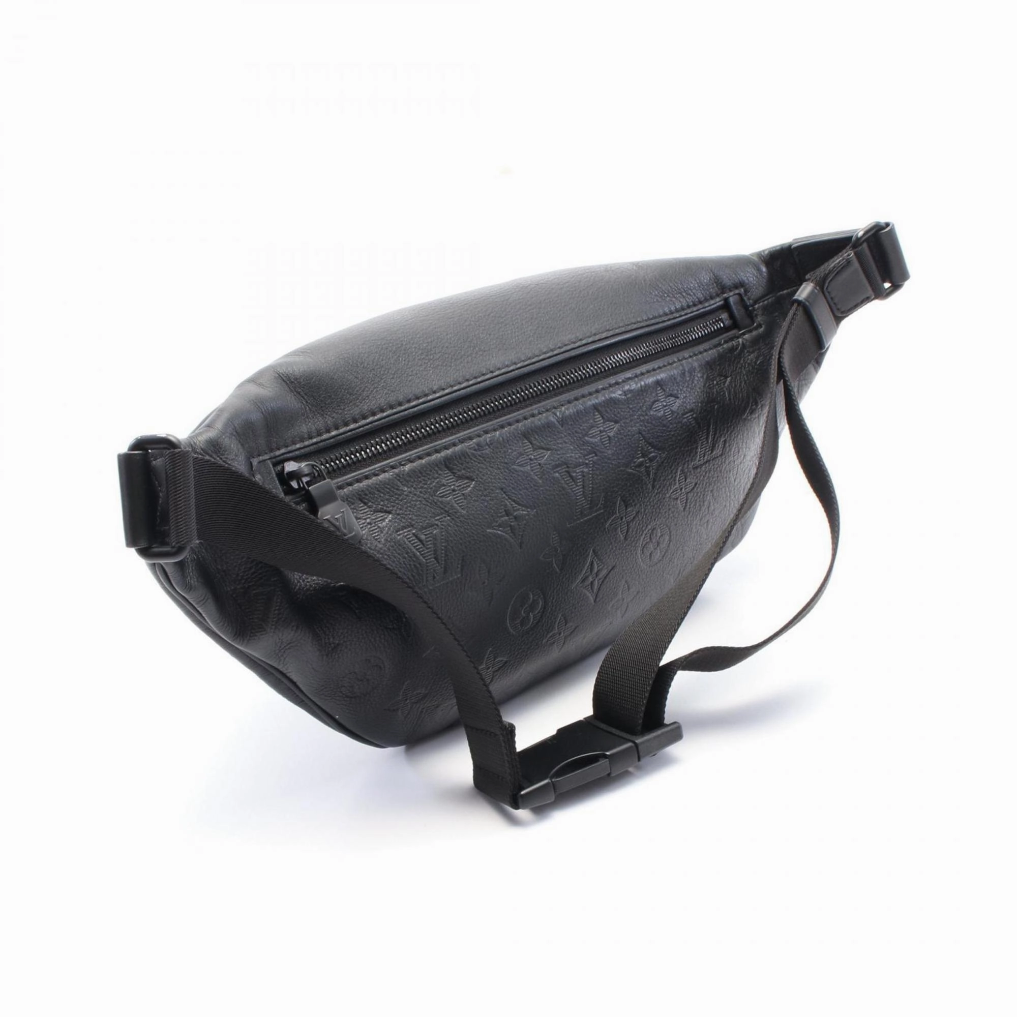 Louis Vuitton Leather Monogram Shadow Fanny Pack (Pre-Owned)