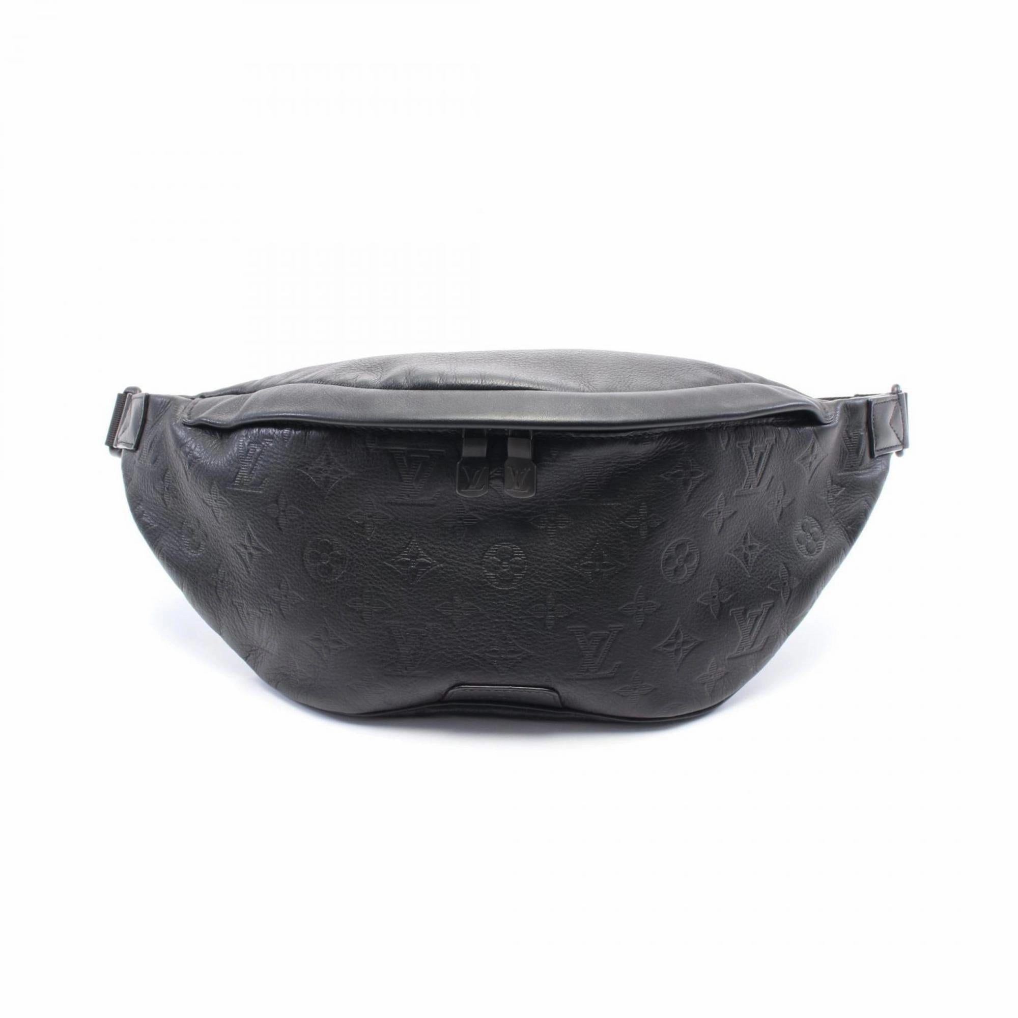 Louis Vuitton Leather Monogram Shadow Fanny Pack (Pre-Owned)
