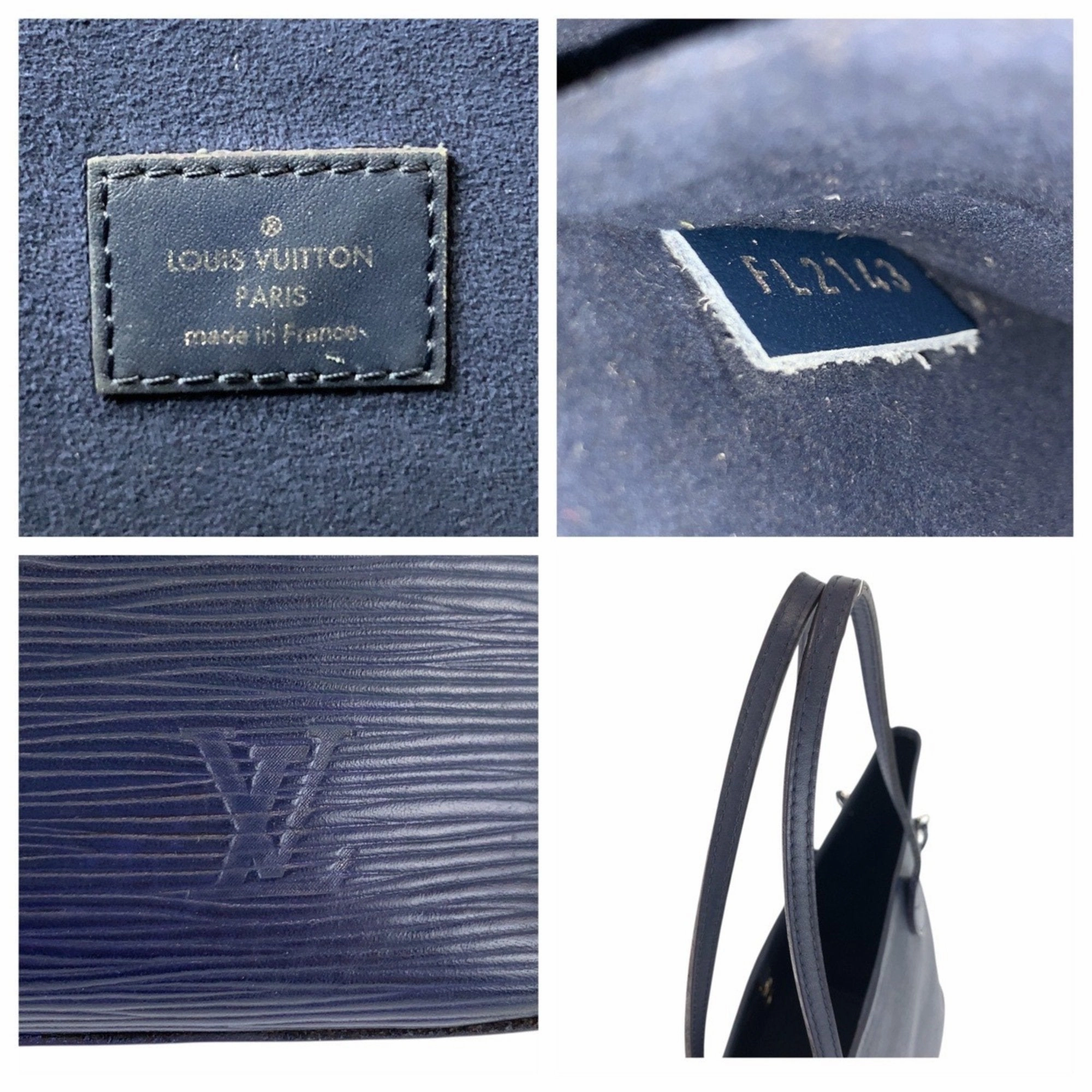 Louis Vuitton Leather Shoulder Bag Tote Bag (Pre-Owned)