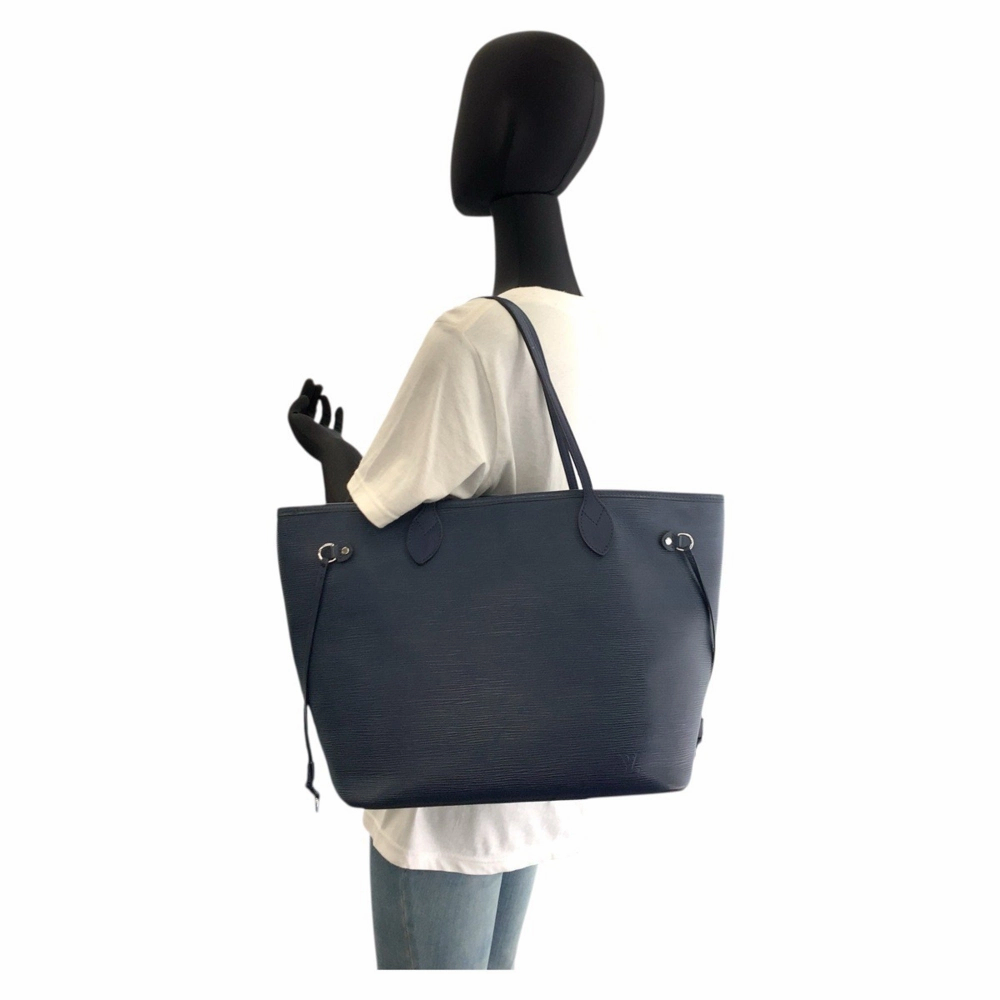 Louis Vuitton Leather Shoulder Bag Tote Bag (Pre-Owned)