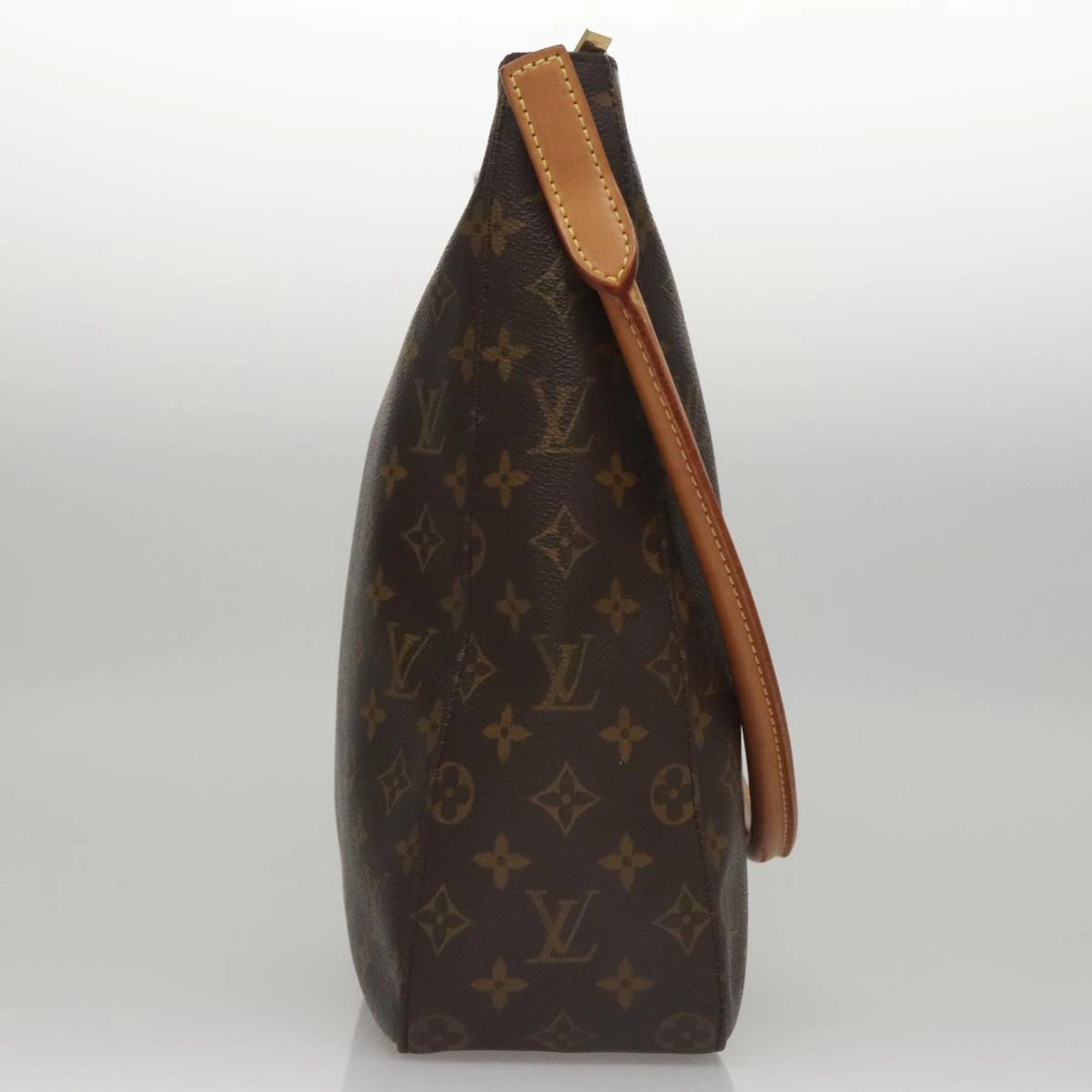 Louis Vuitton Looping Gm Brown Canvas Shoulder Bag