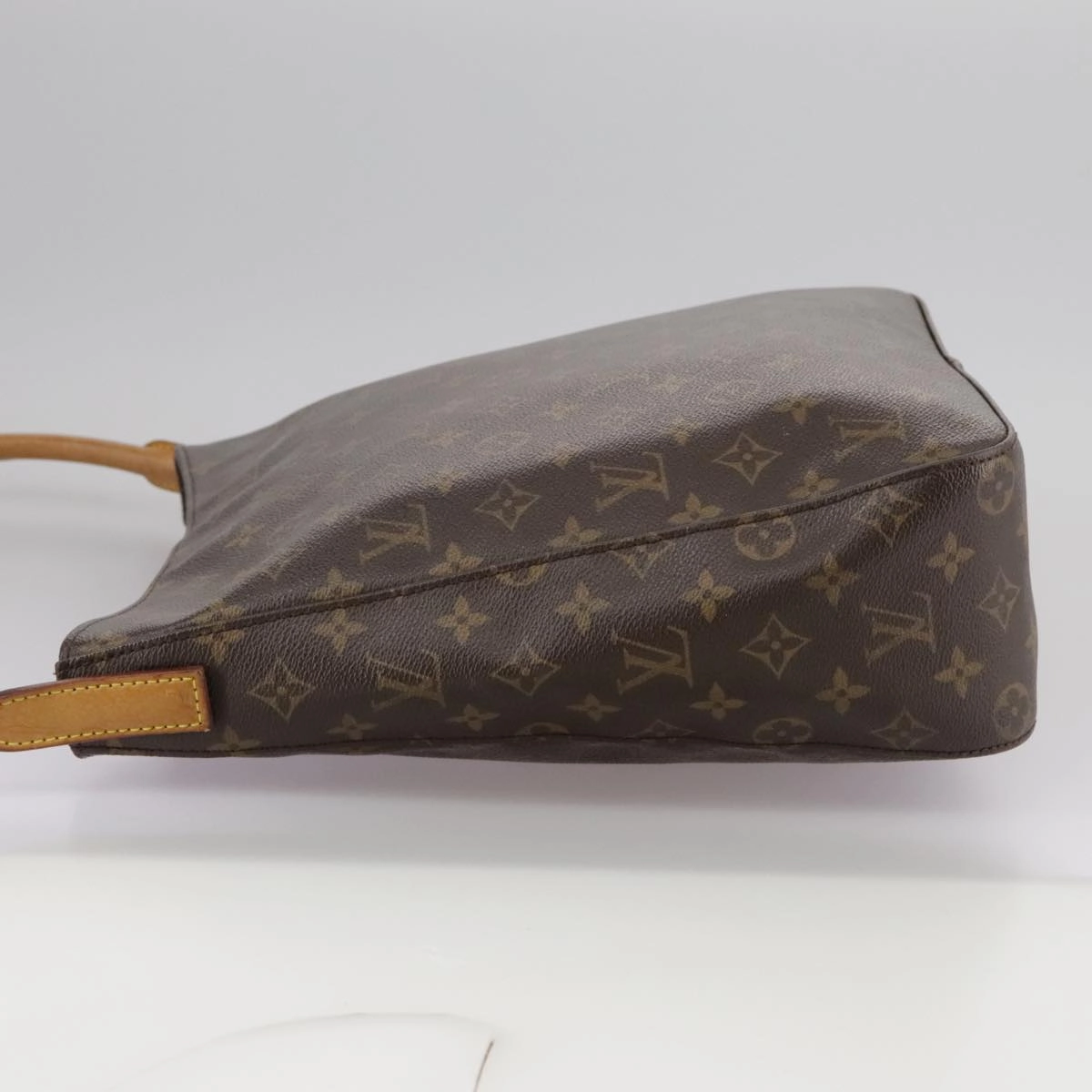 Louis Vuitton Looping Gm Brown Canvas Shoulder Bag
