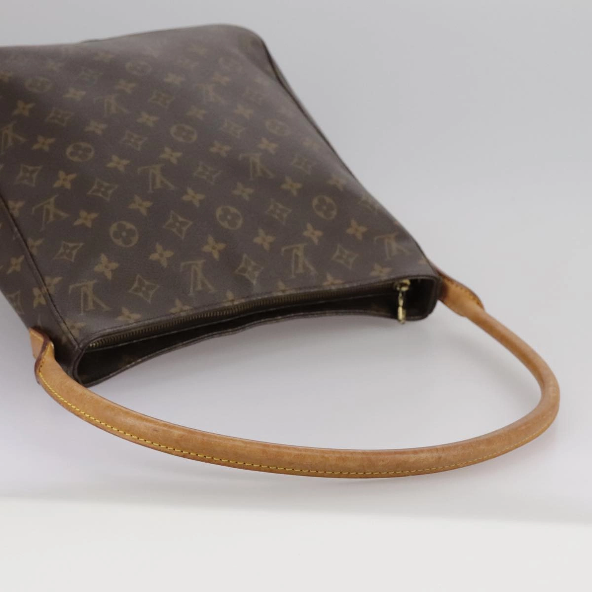 Louis Vuitton Looping Gm Brown Canvas Shoulder Bag