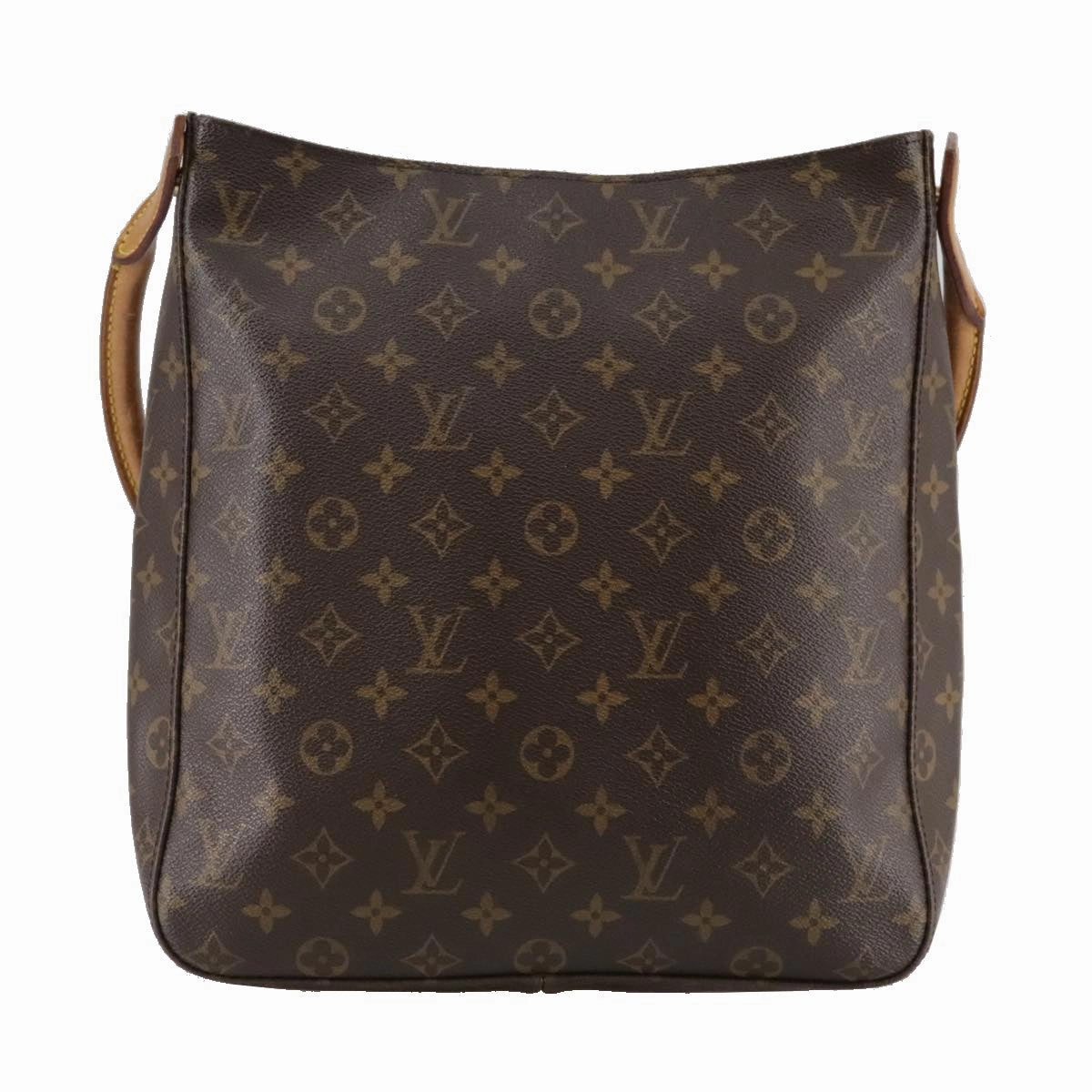 Louis Vuitton Looping Gm Brown Canvas Shoulder Bag