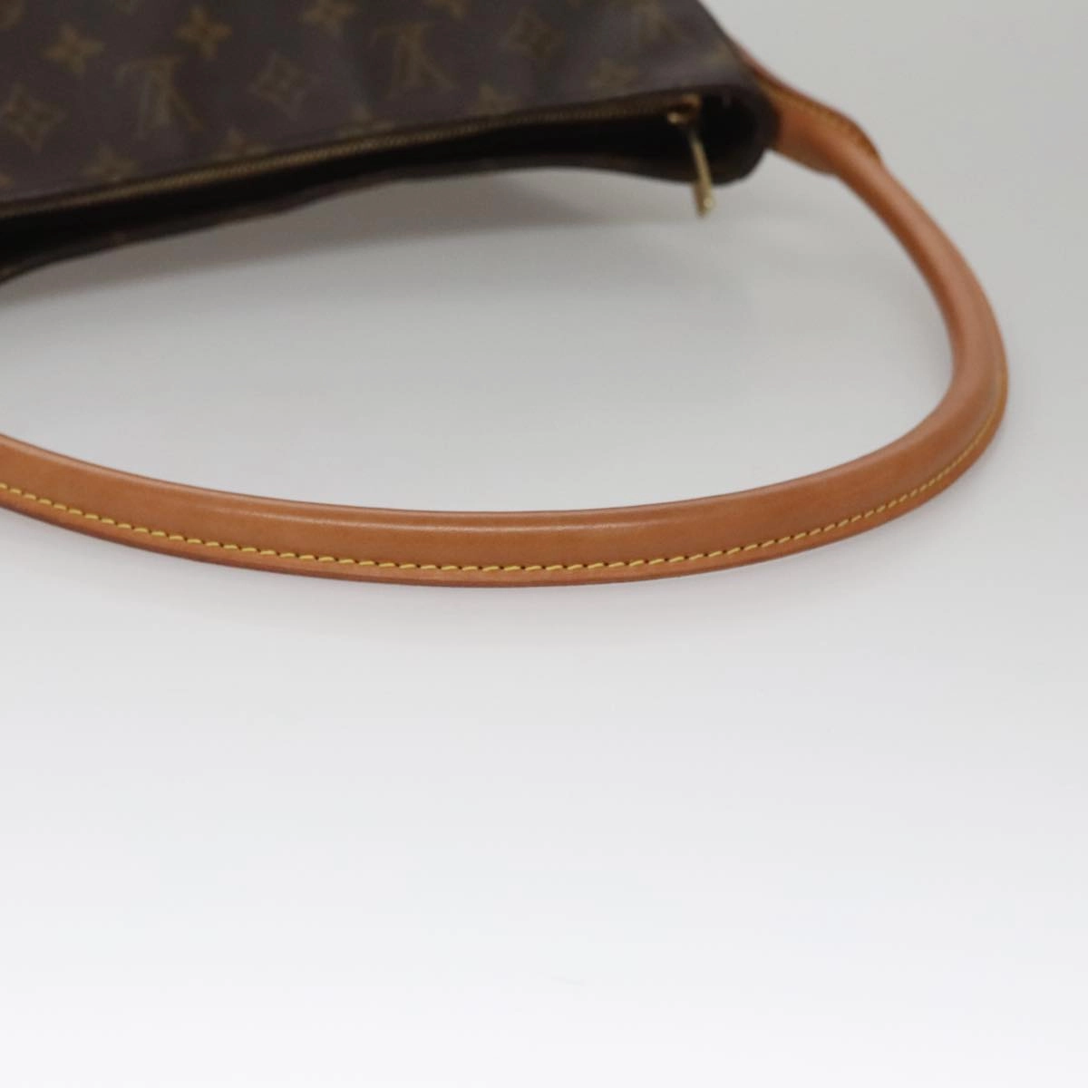 Louis Vuitton Looping Gm Brown Canvas Shoulder Bag