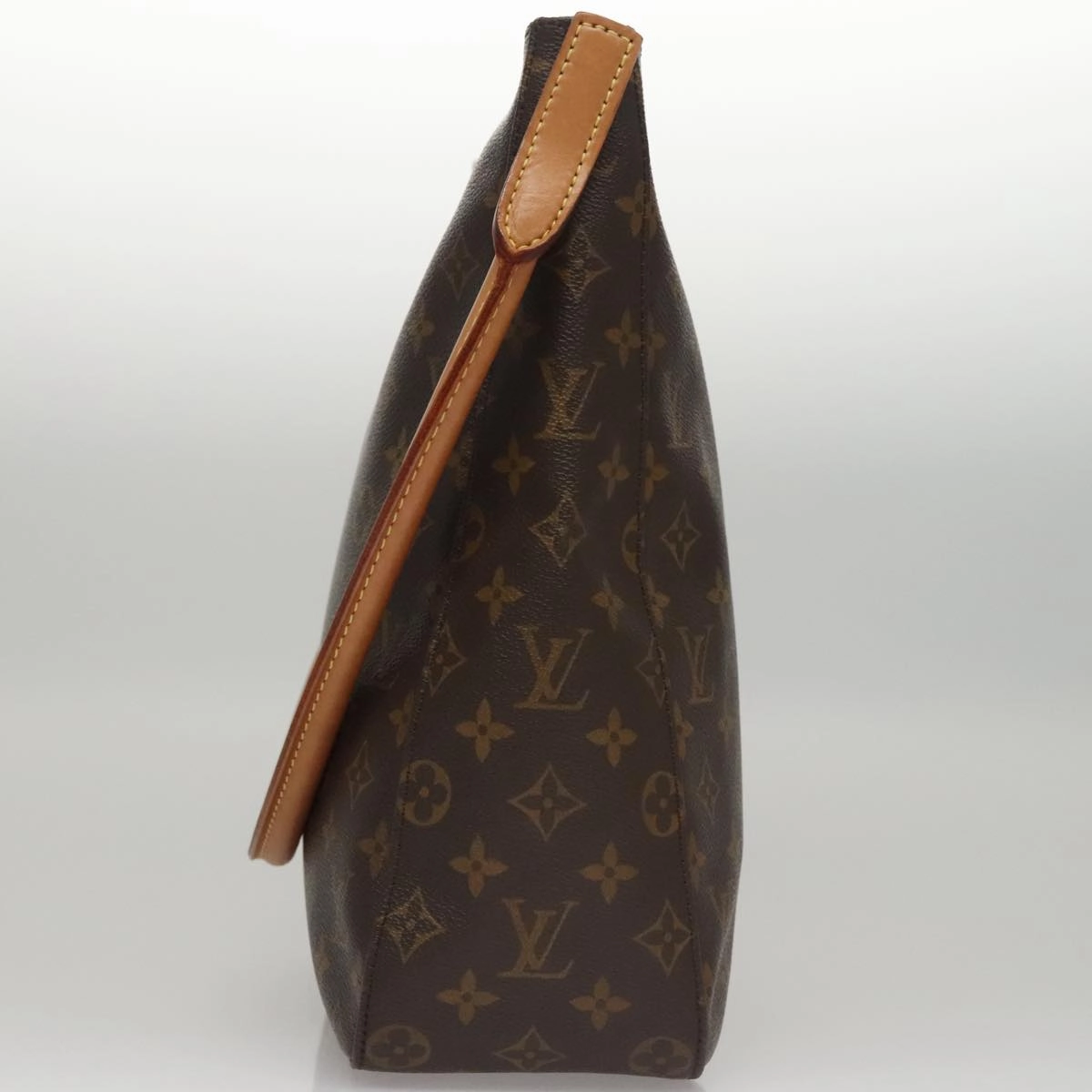 Louis Vuitton Looping Gm Brown Canvas Shoulder Bag