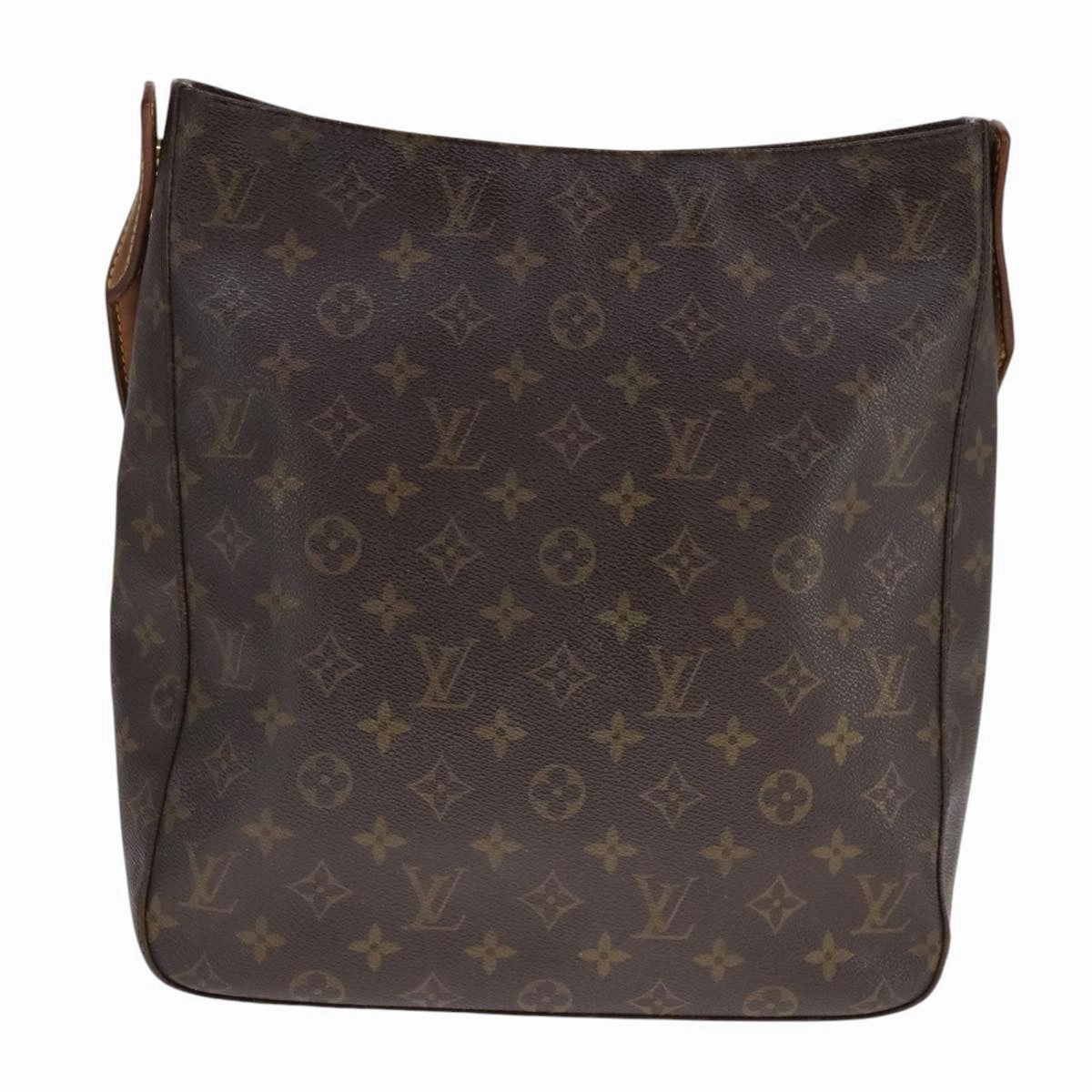 Louis Vuitton Looping Gm Brown Canvas Shoulder Bag