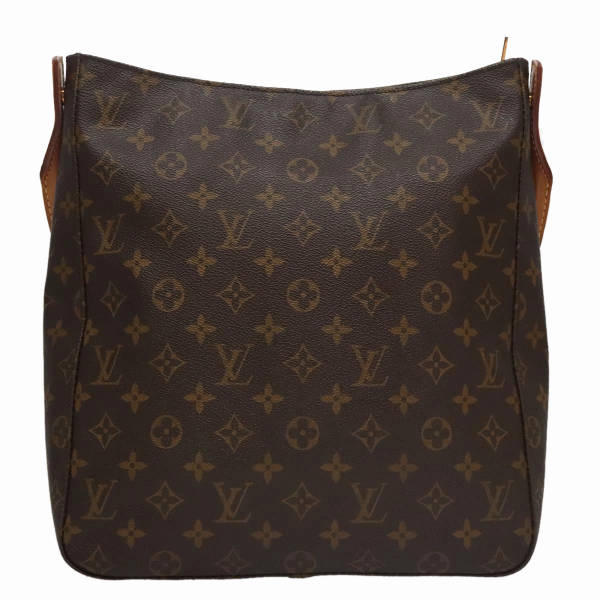 Louis Vuitton Looping Gm Brown Canvas Shoulder Bag