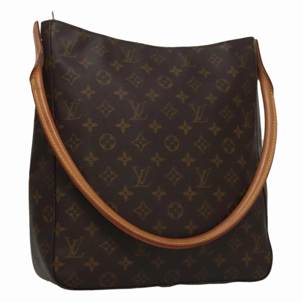 Louis Vuitton Looping Gm Brown Canvas Shoulder Bag