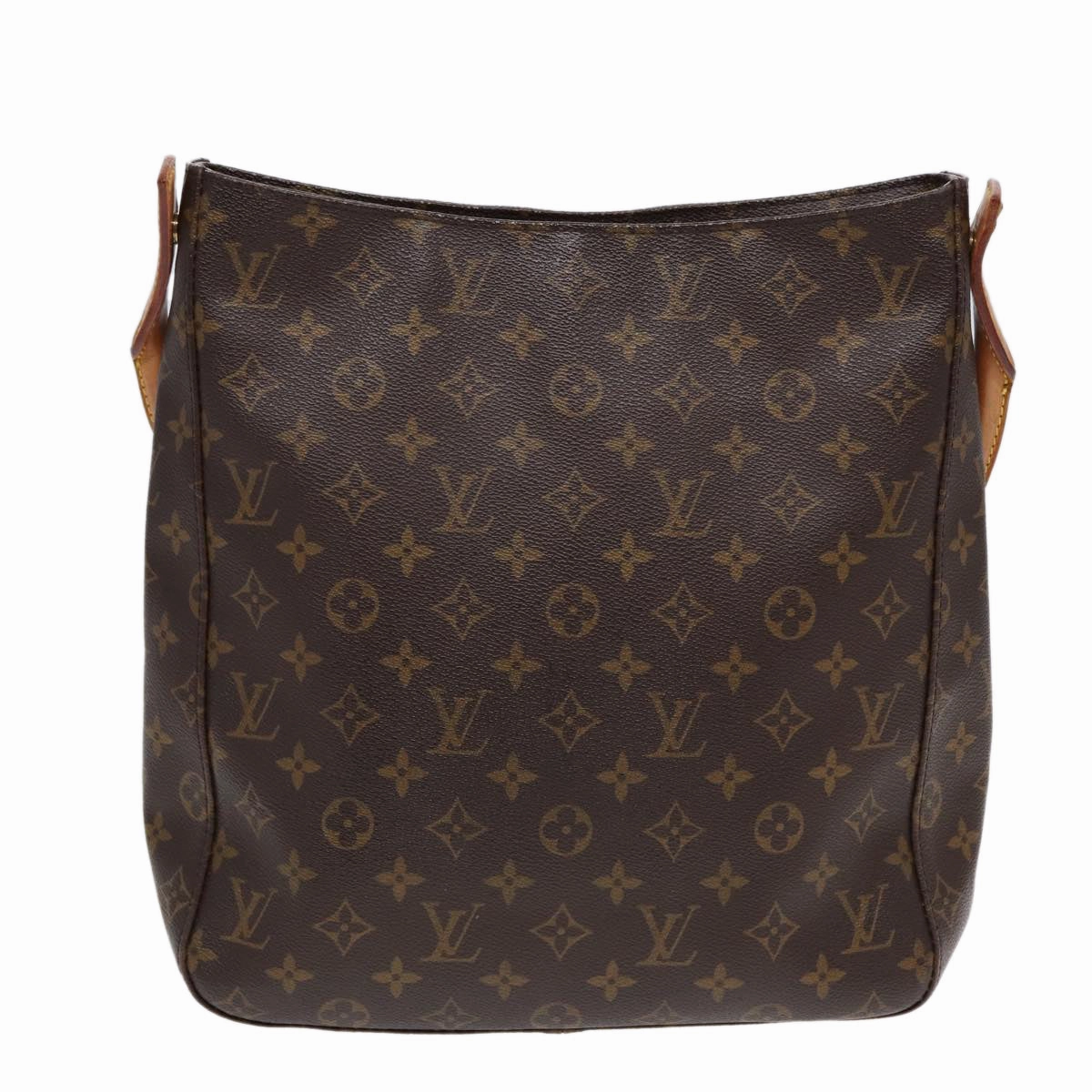 Louis Vuitton Looping Gm Brown Canvas Shoulder Bag