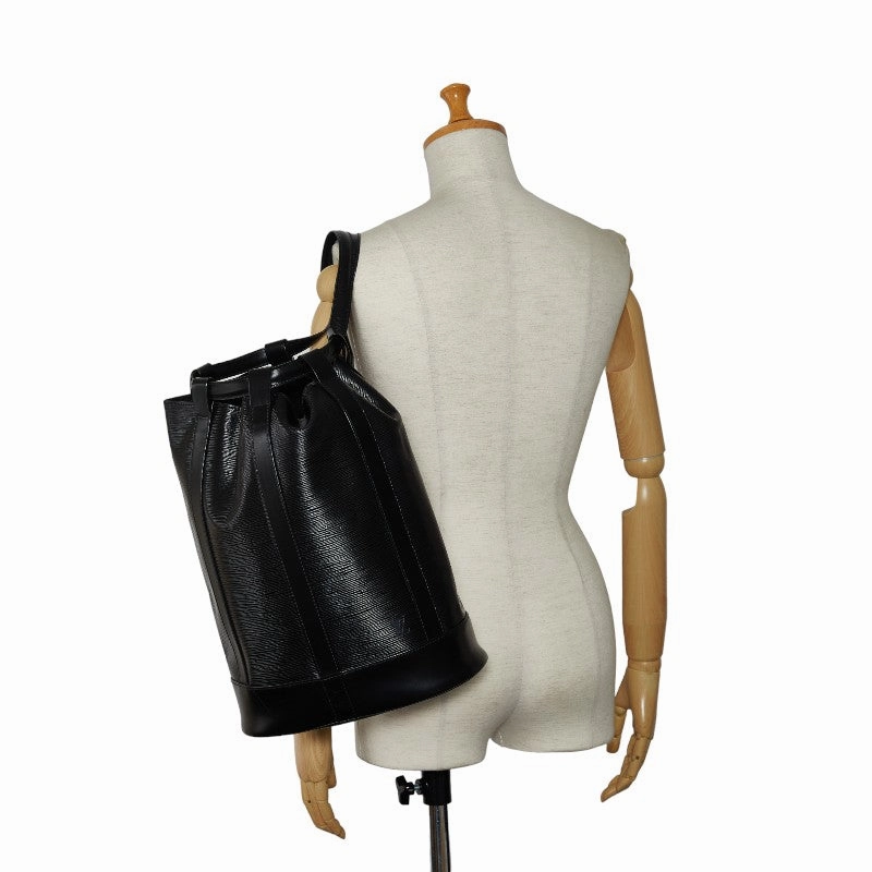 Louis Vuitton Louis Vuitton Epic M52352 Shoulder Bag Leather Noir Black