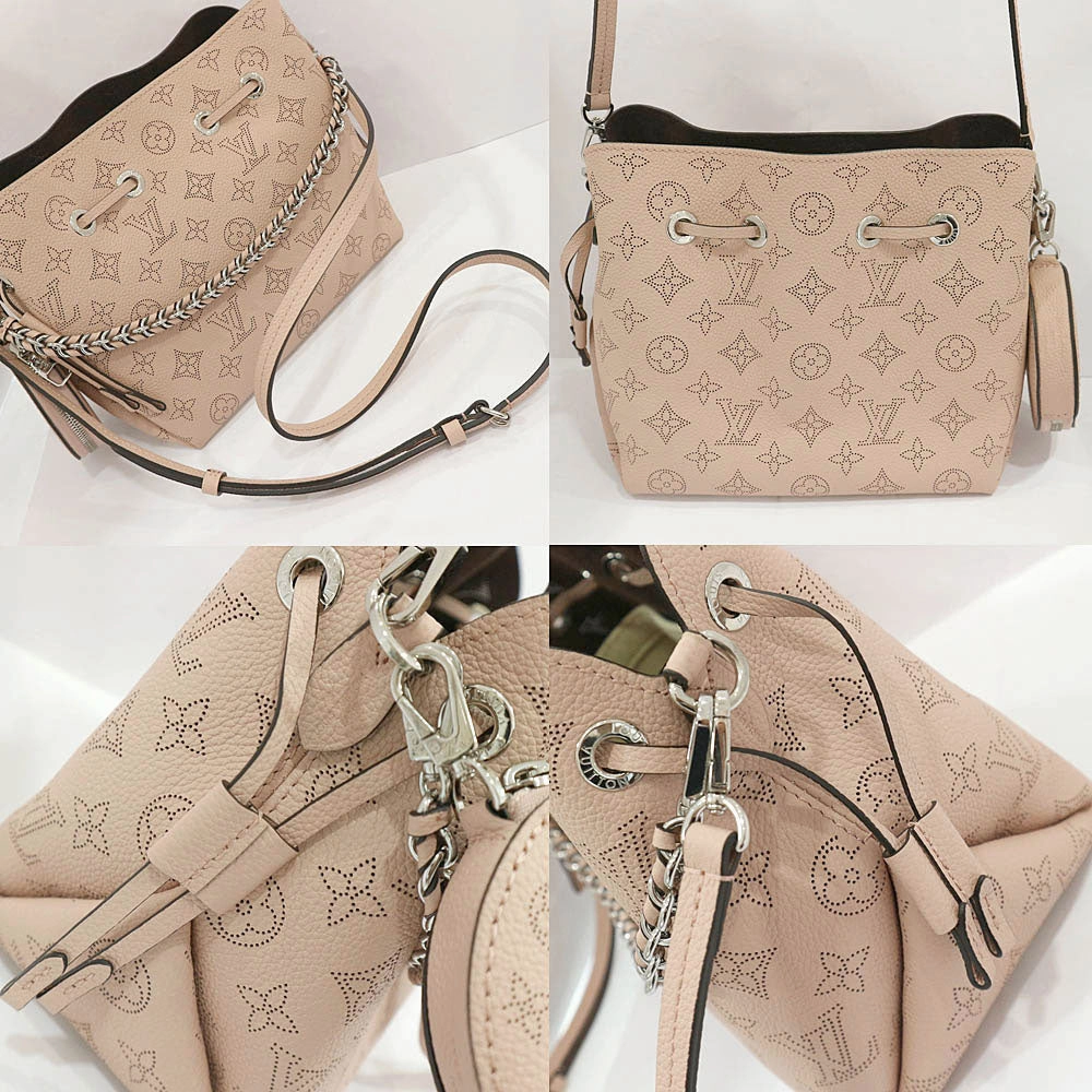 LOUIS VUITTON Louis Vuitton Shoulder Bag Bella M57068/ Monogram Machina Magnolia Pink Color Silver   Women External Handmade  Bag Box