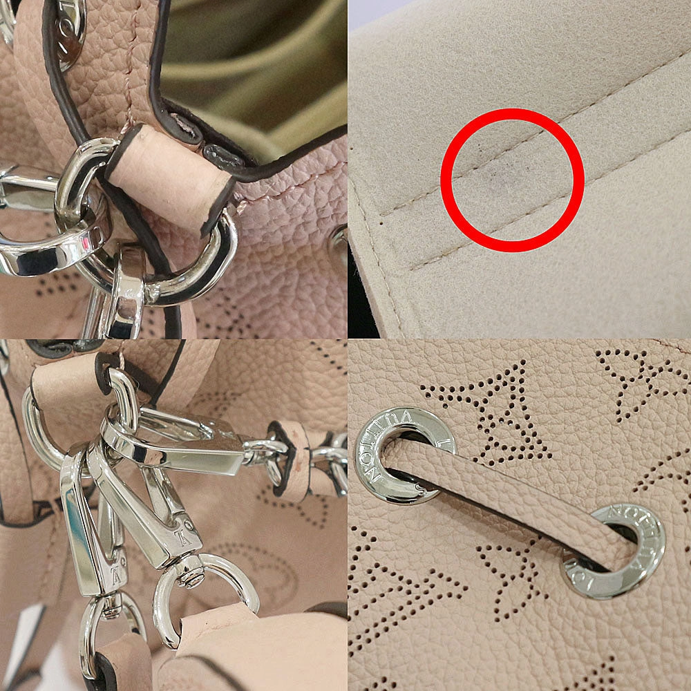 LOUIS VUITTON Louis Vuitton Shoulder Bag Bella M57068/ Monogram Machina Magnolia Pink Color Silver   Women External Handmade  Bag Box