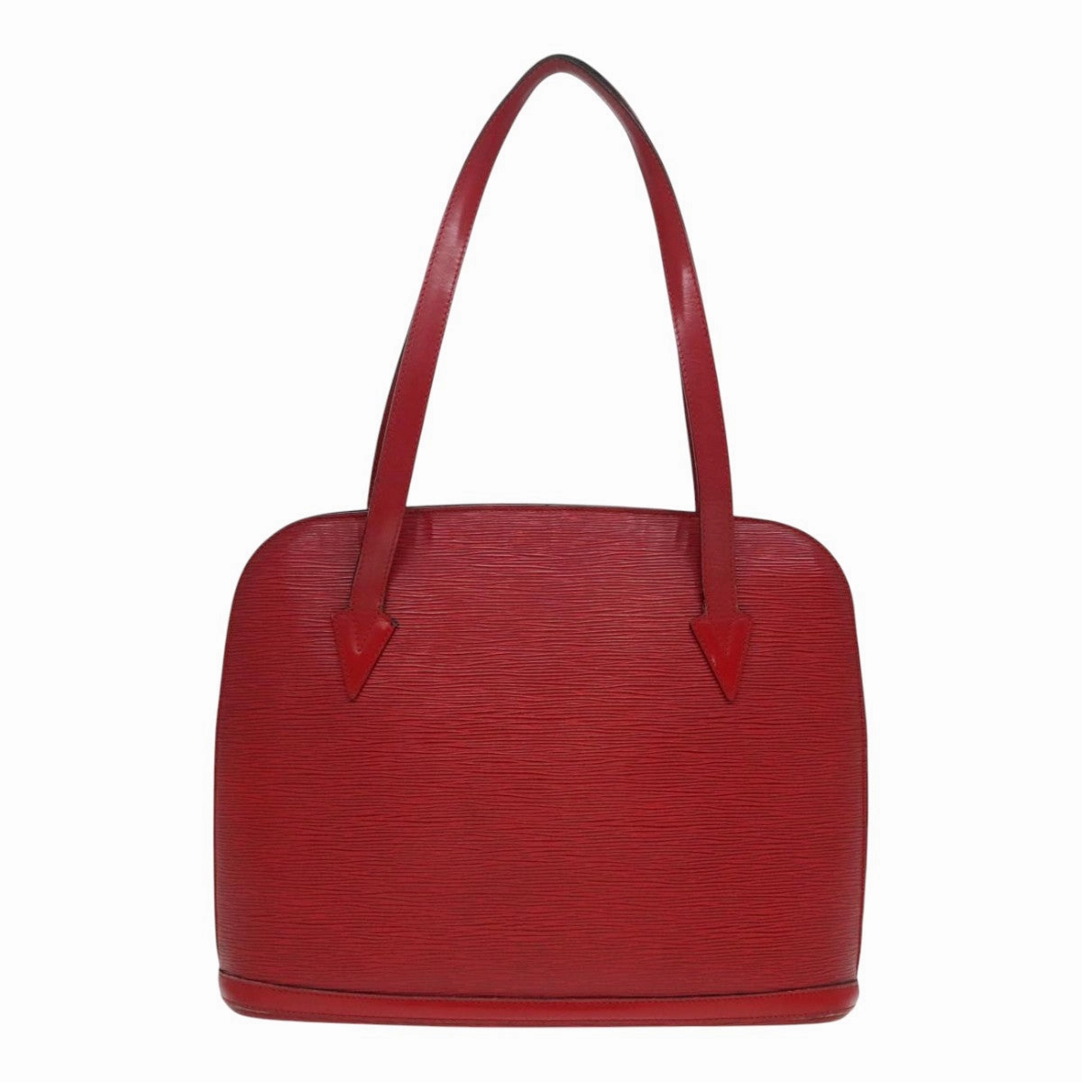 Louis Vuitton Lussac Red Leather Shoulder Bag