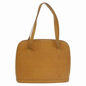 Louis Vuitton Lussac Yellow Leather Shoulder Bag